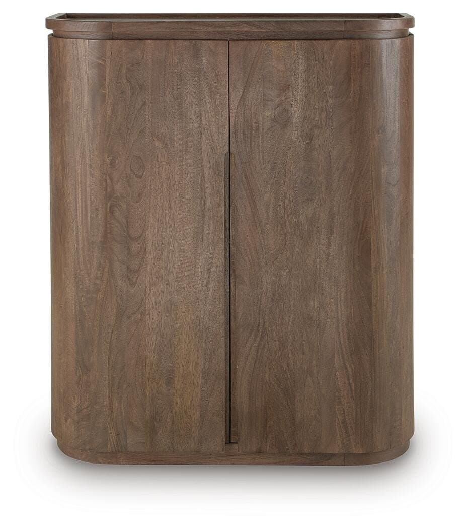 Landermont Bar Cabinet — Medium Brown — view 4