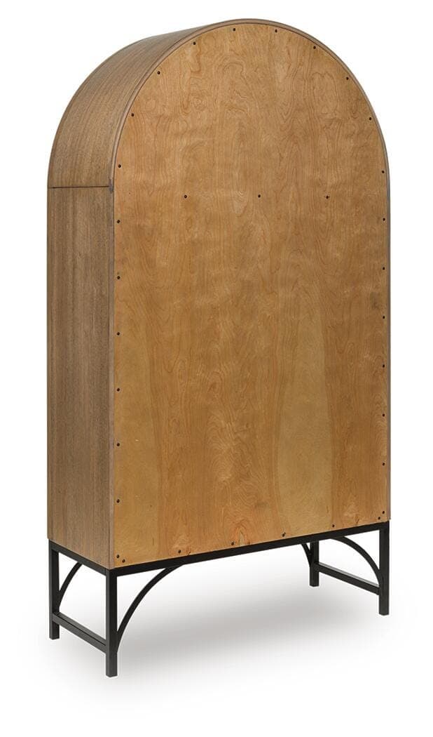 Gwenwich Accent Cabinet — Natural/Black — view 5