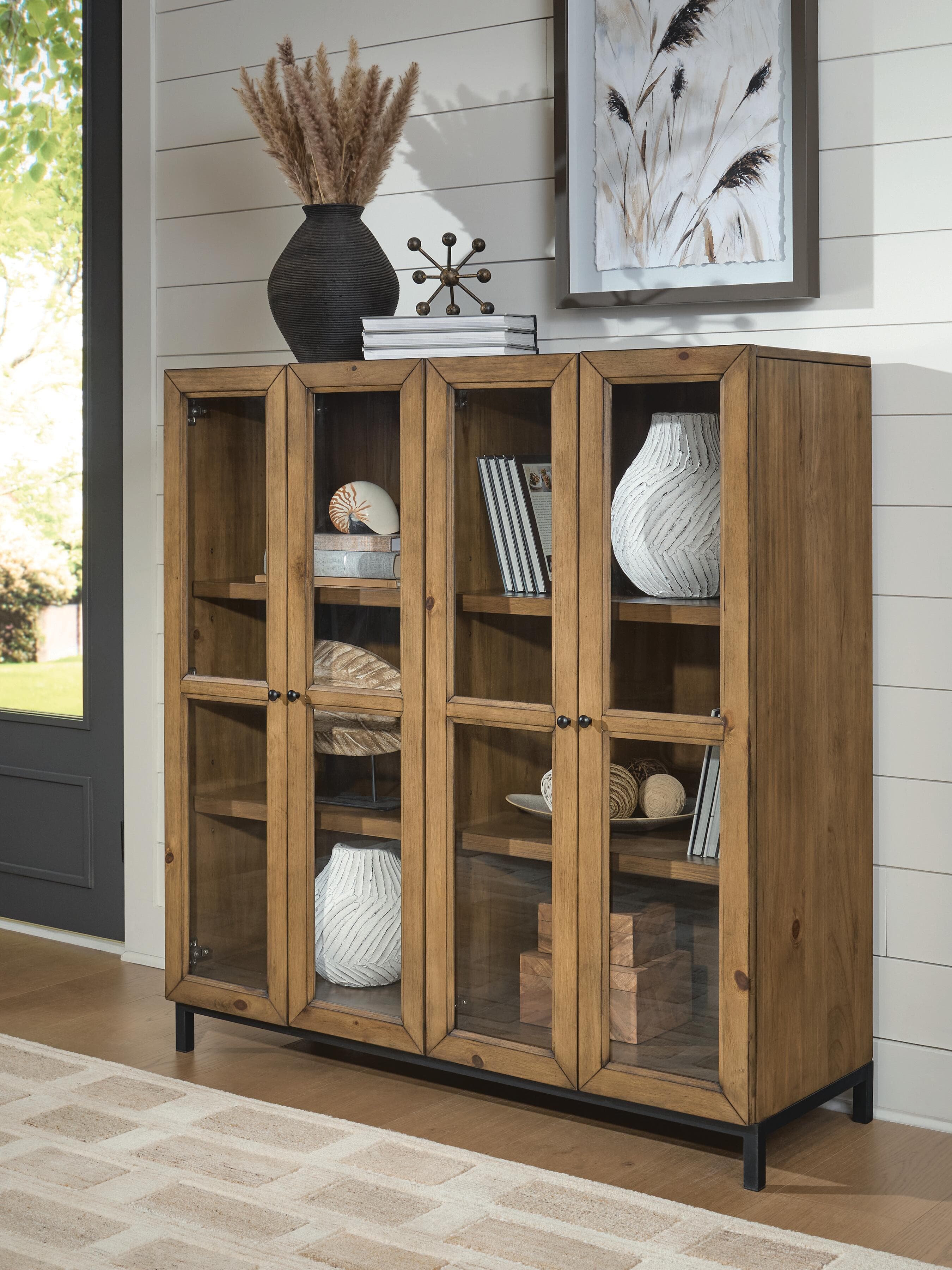 Wrenridge Accent Cabinet — Gray Brown — view 2