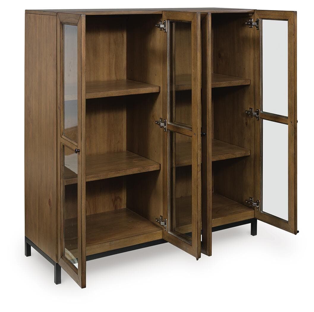 Wrenridge Accent Cabinet — Gray Brown — view 3