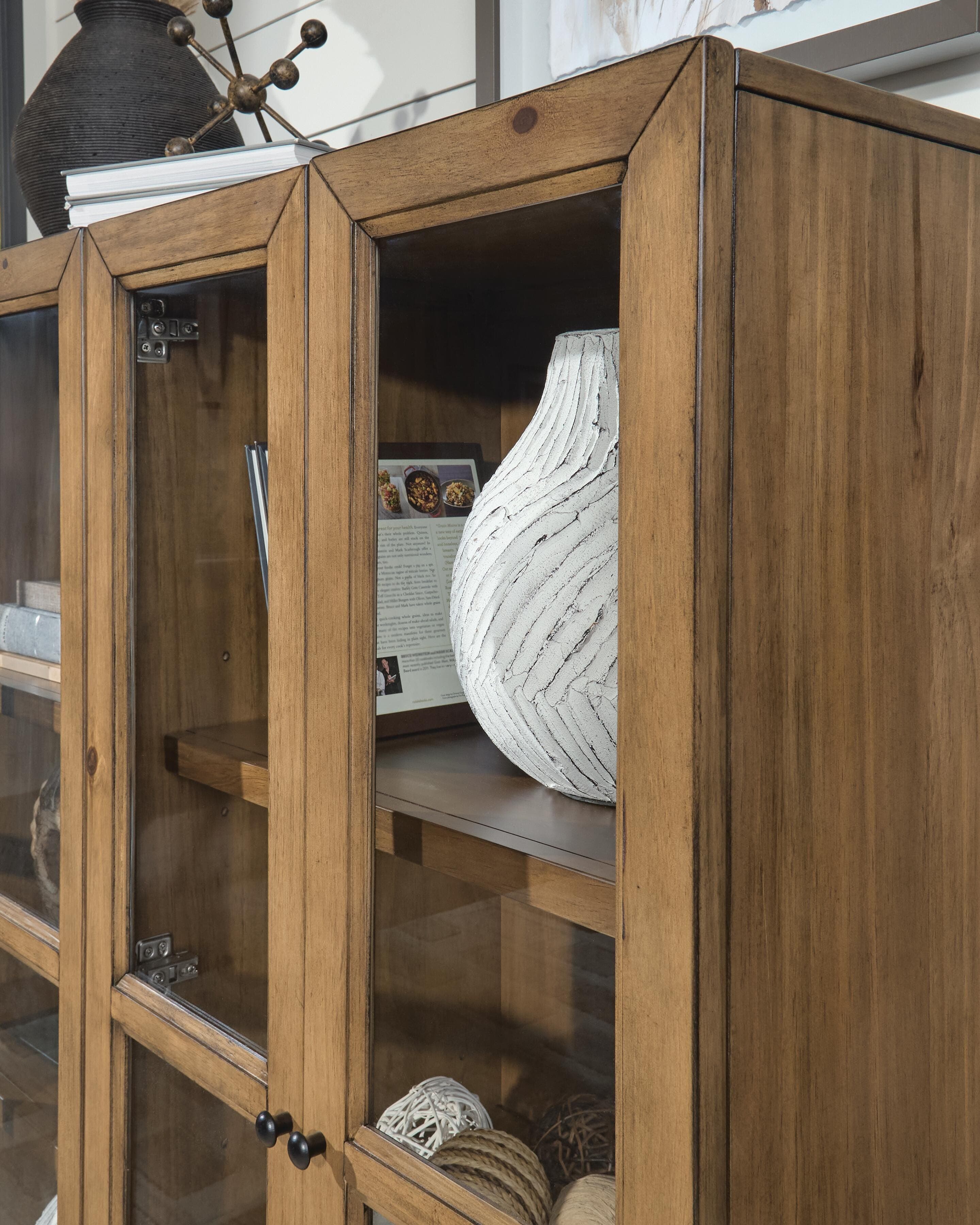 Wrenridge Accent Cabinet — Gray Brown — view 6