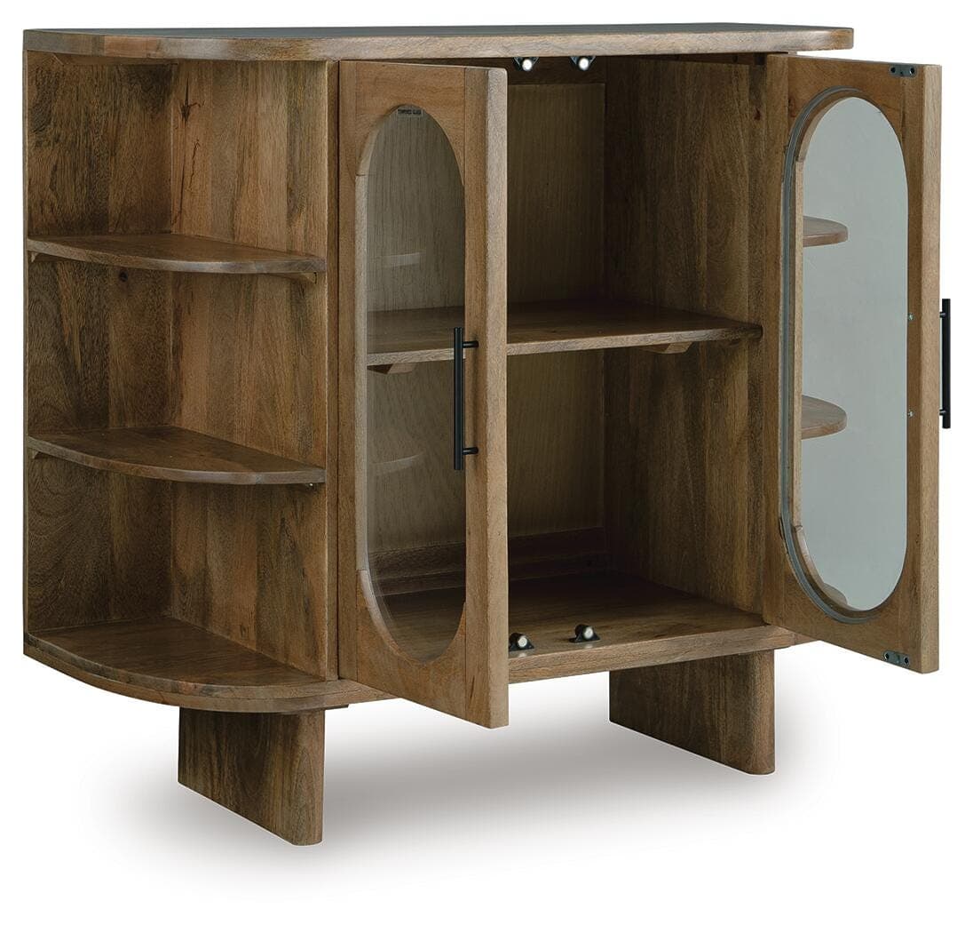 Niall Accent Cabinet — Light Brown — view 3