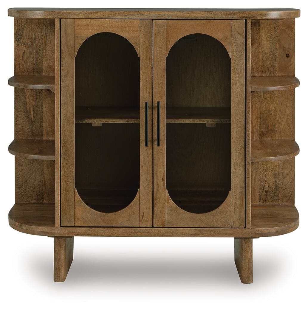 Niall Accent Cabinet — Light Brown — view 4