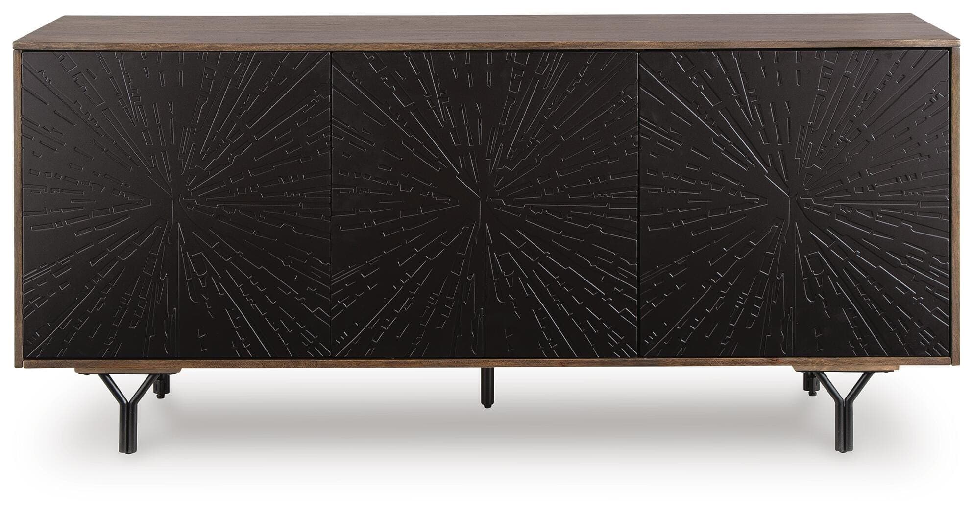 Lavinmont Accent Cabinet — Multi Brown — view 4