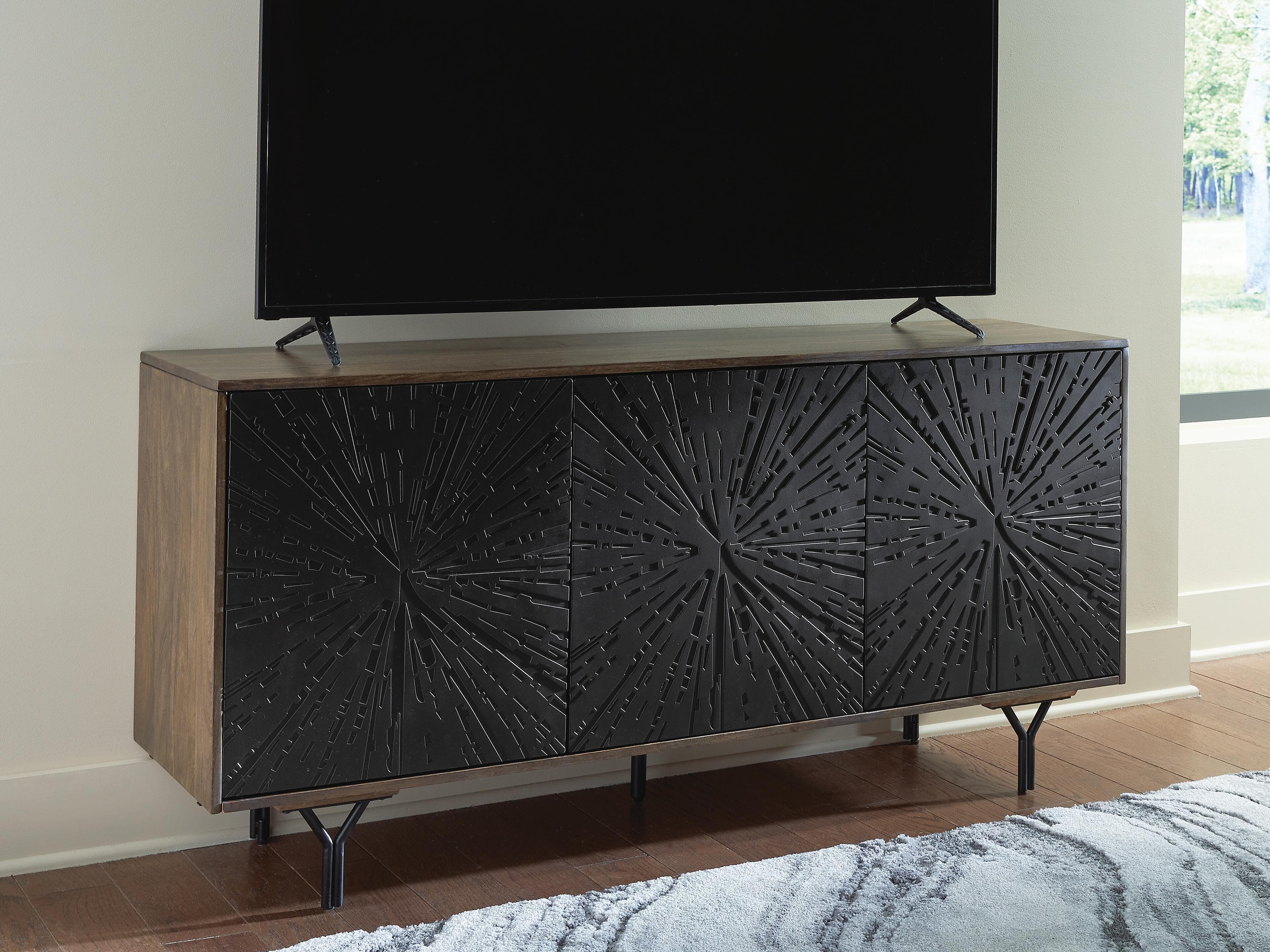 Lavinmont Accent Cabinet — Multi Brown — view 6