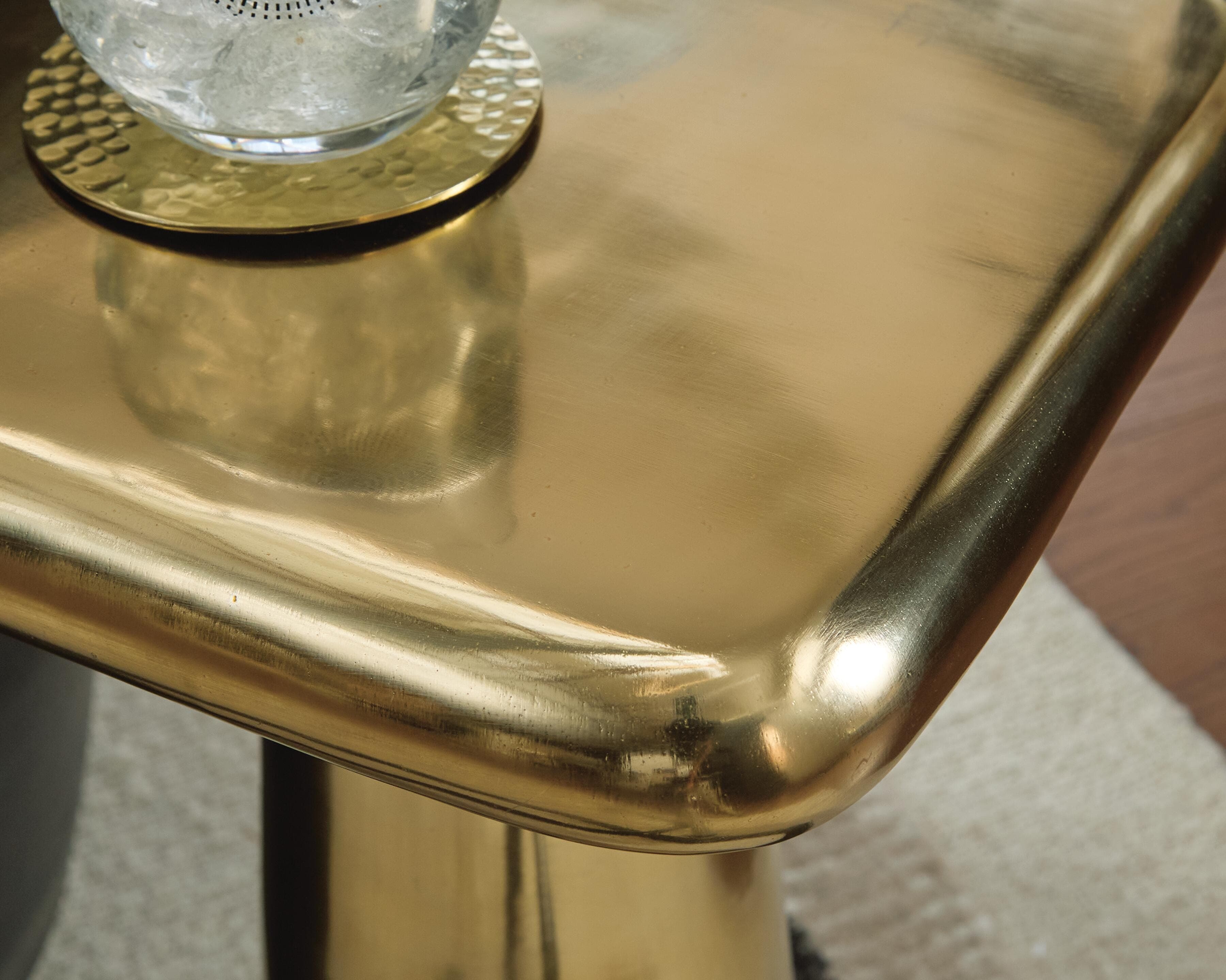 Dallenburg Accent Table — Gold Finish — view 4
