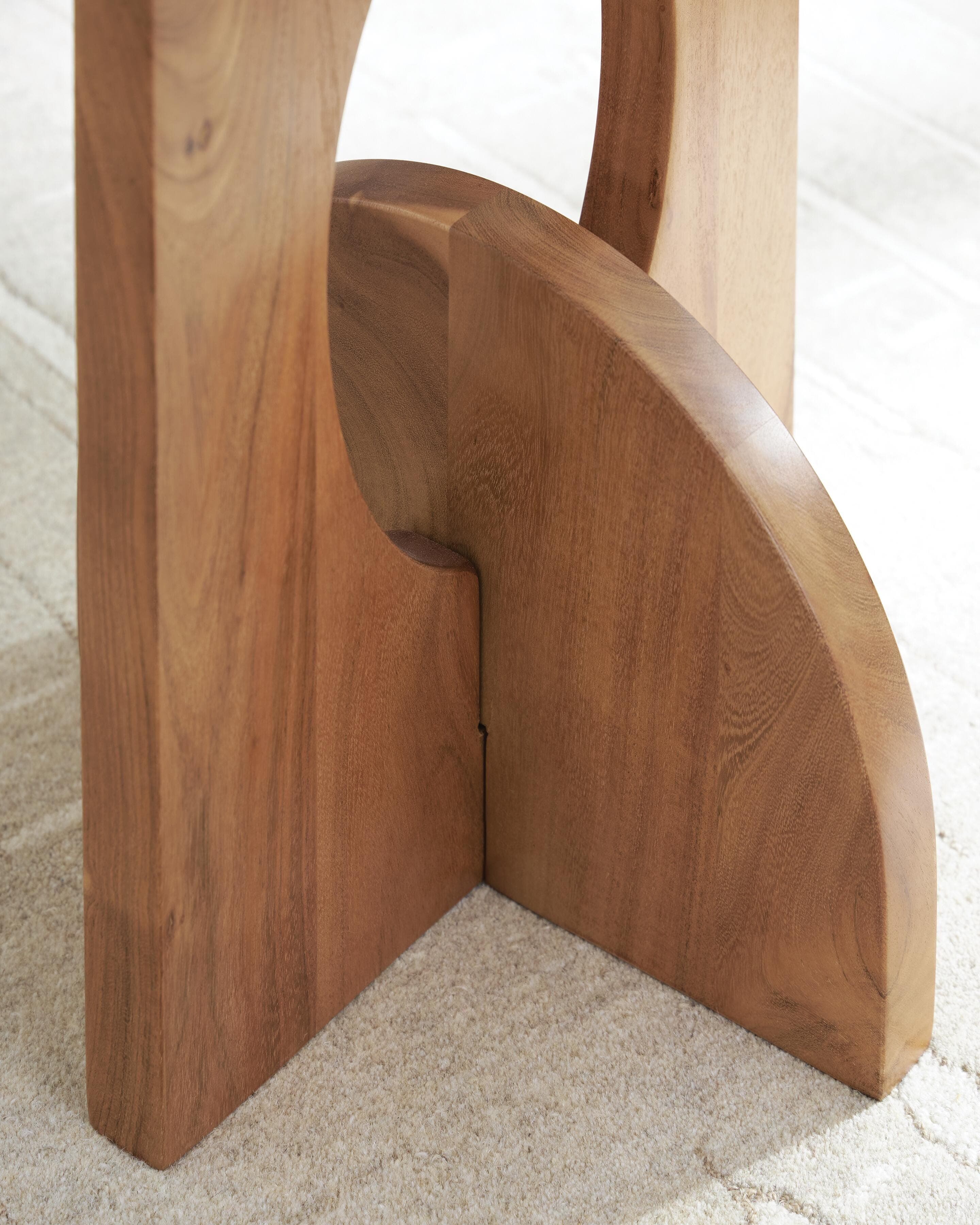 Hollbourne Accent Table — Brown — view 5