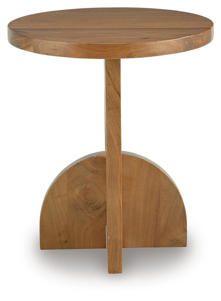 Hollbourne Accent Table — Brown — view 3