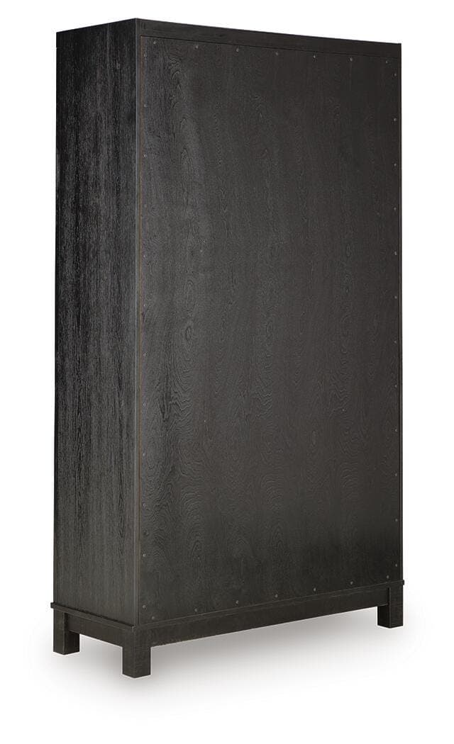 Christop Accent Cabinet — Black/Brown — view 5