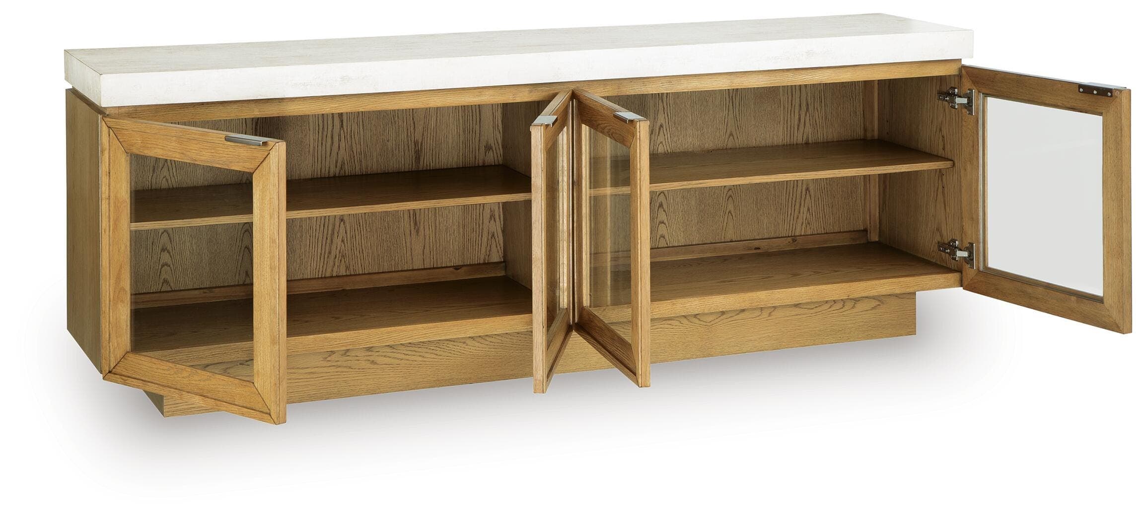 Adanworth Accent Cabinet — Light Brown/Gray — view 3