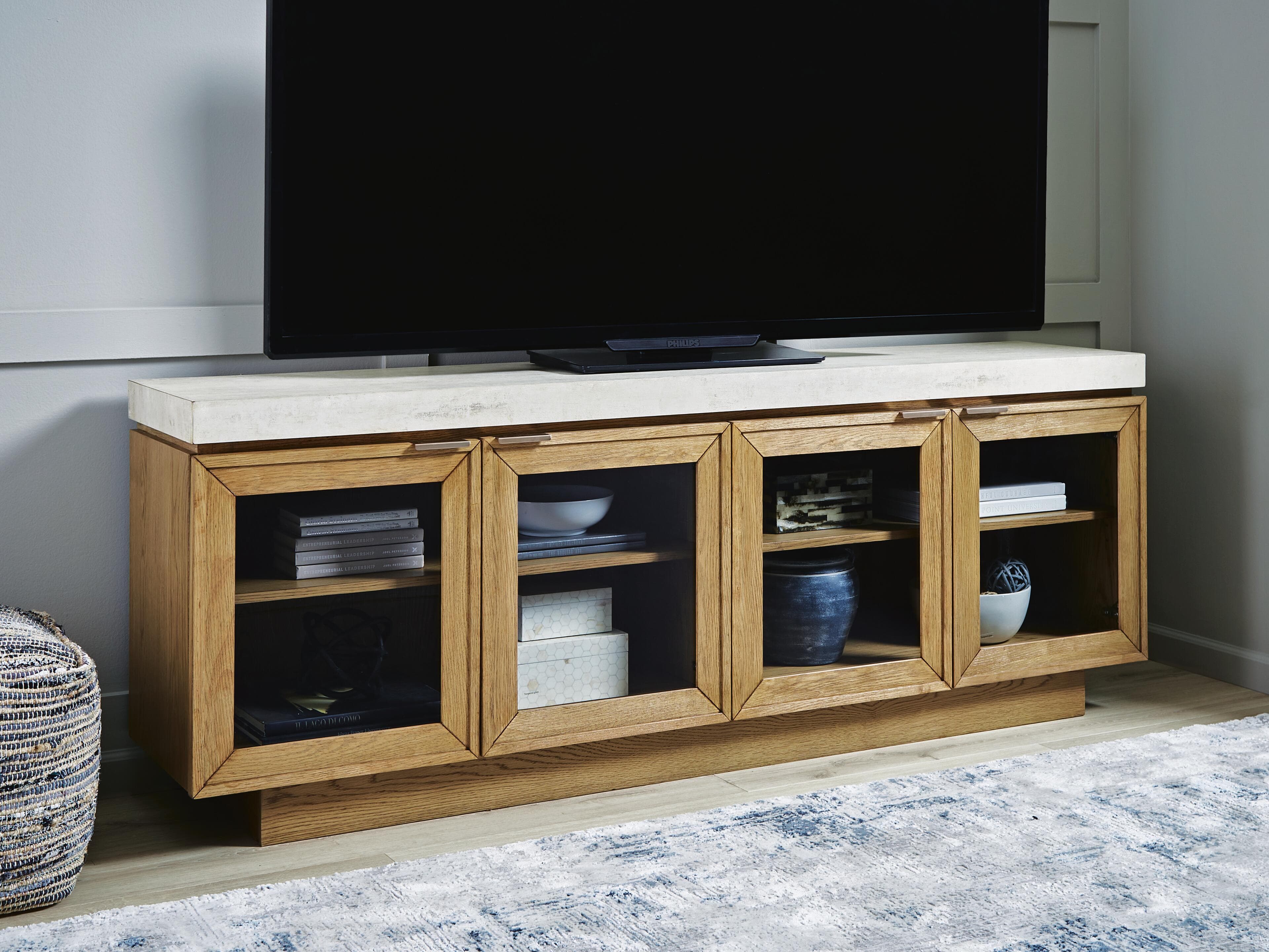 Adanworth Accent Cabinet — Light Brown/Gray — view 6