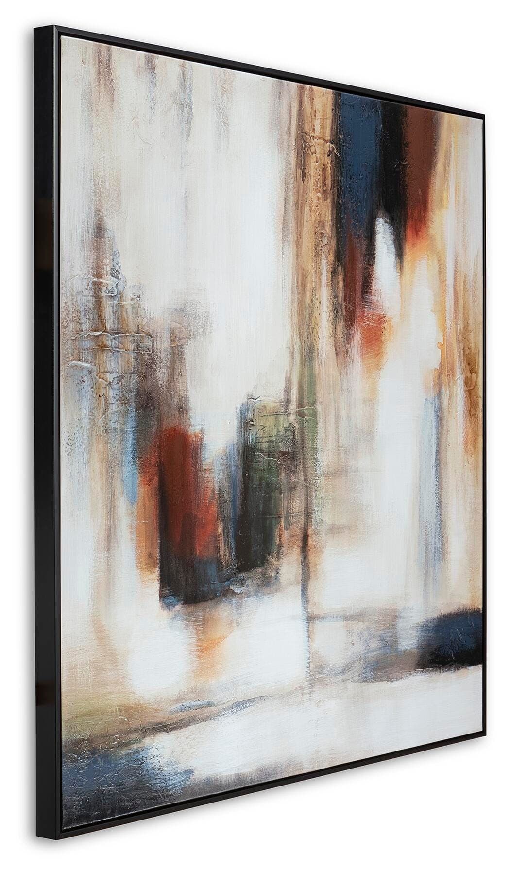 Pigeonford Wall Art — White, Orange, Yellow, Blue, Brown/Beige & Red/Burgundy — view 3