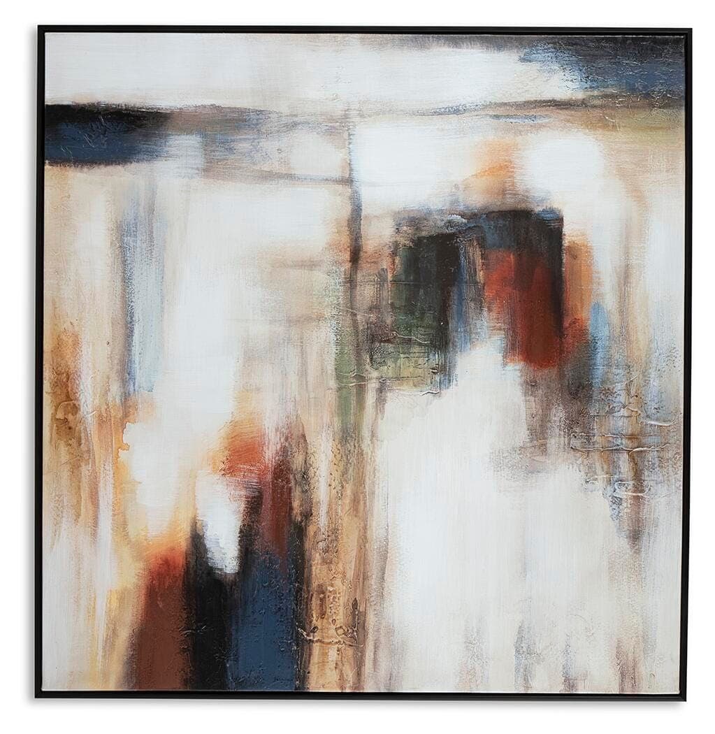 Pigeonford Wall Art — White, Orange, Yellow, Blue, Brown/Beige & Red/Burgundy — view 5