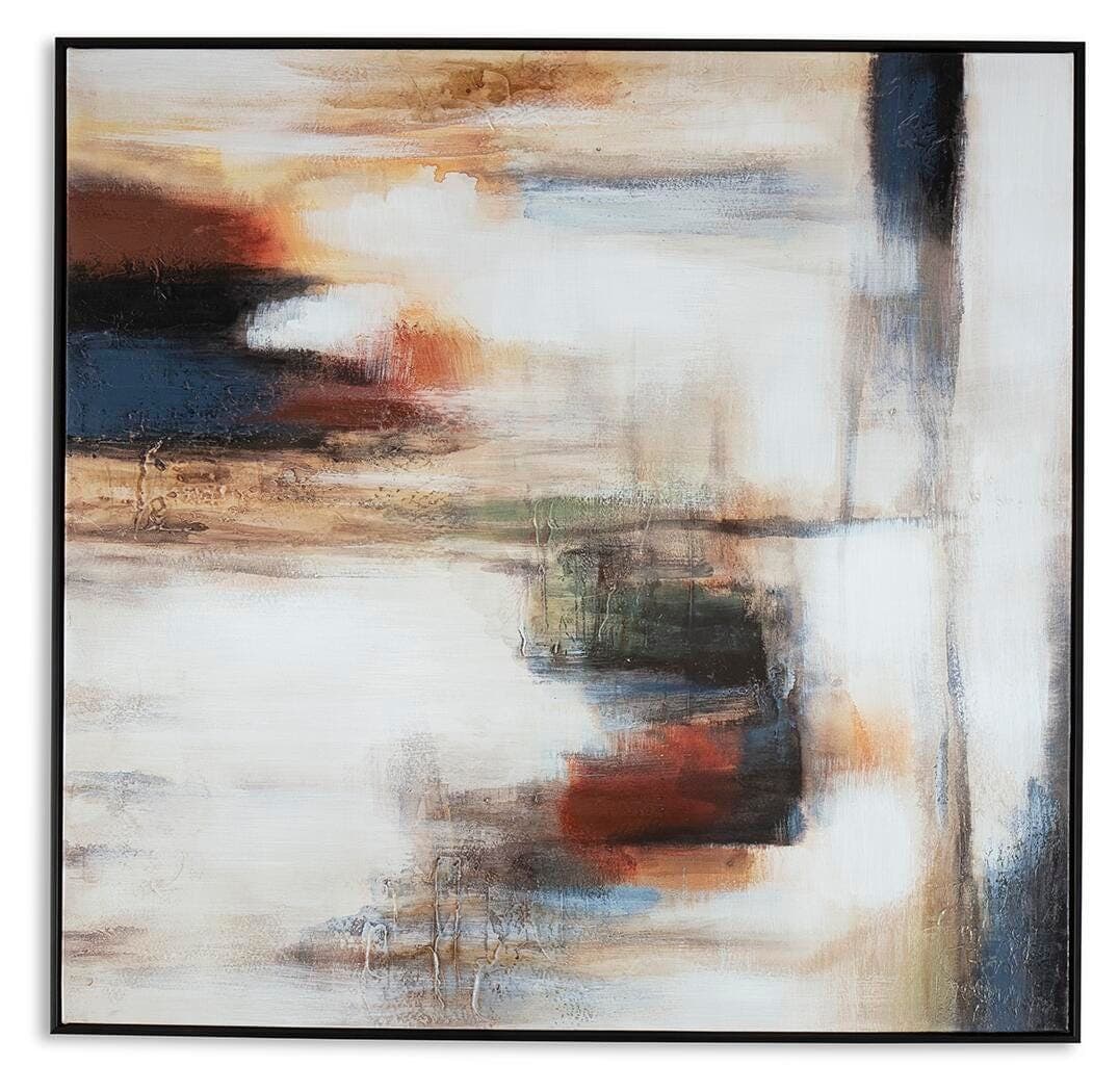 Pigeonford Wall Art — White, Orange, Yellow, Blue, Brown/Beige & Red/Burgundy — view 6