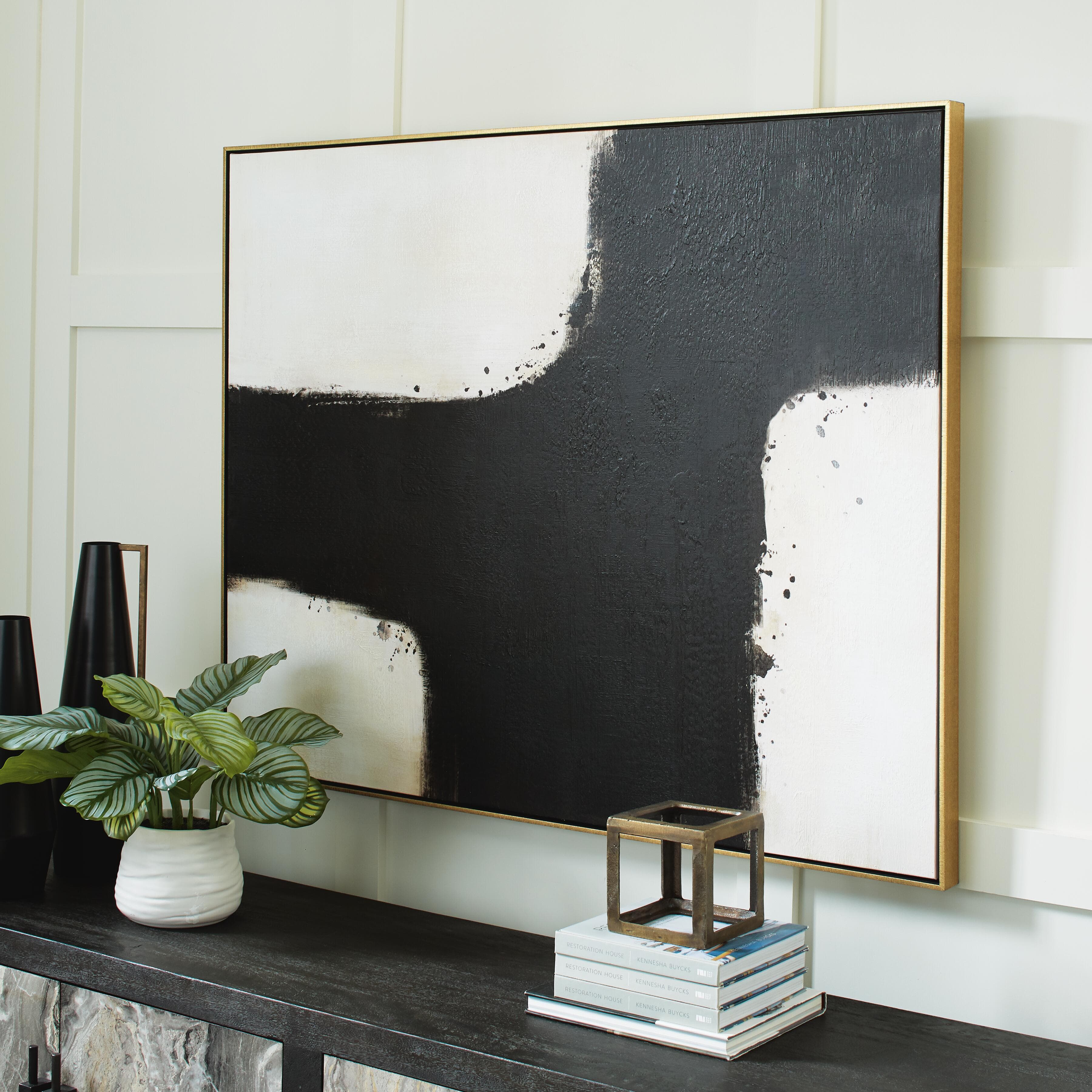 Reighlea Wall Art — White & Black/Gray — view 2