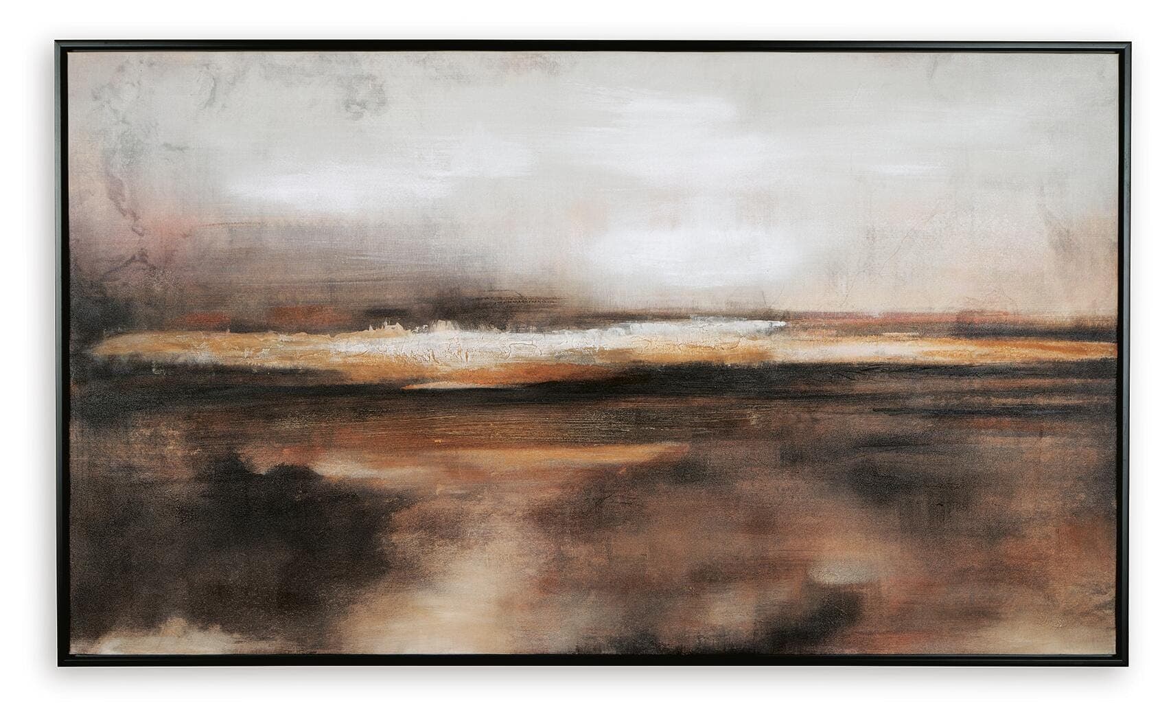 Drewland Wall Art — White, Orange, Black/Gray & Brown/Beige — view 3