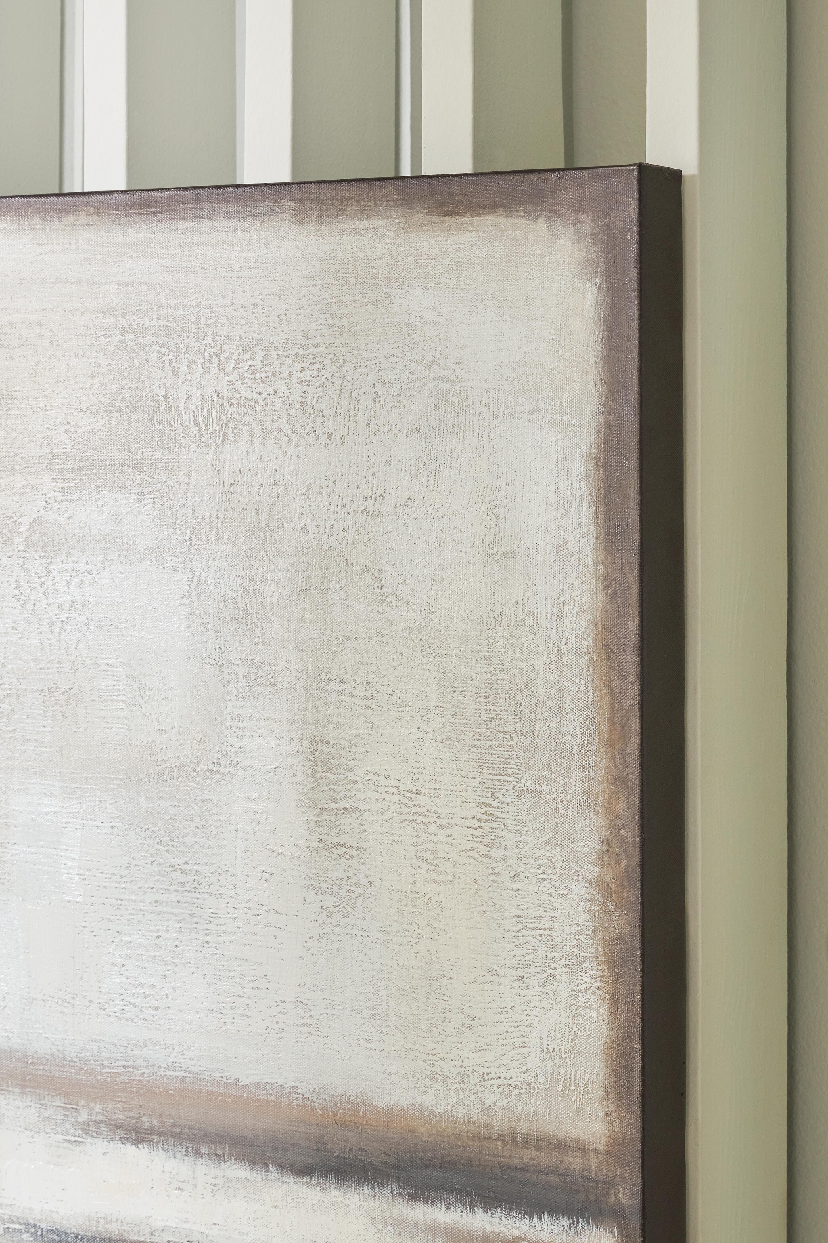Brockdunn Wall Art (Set of 2) — White & Brown/Beige — view 5