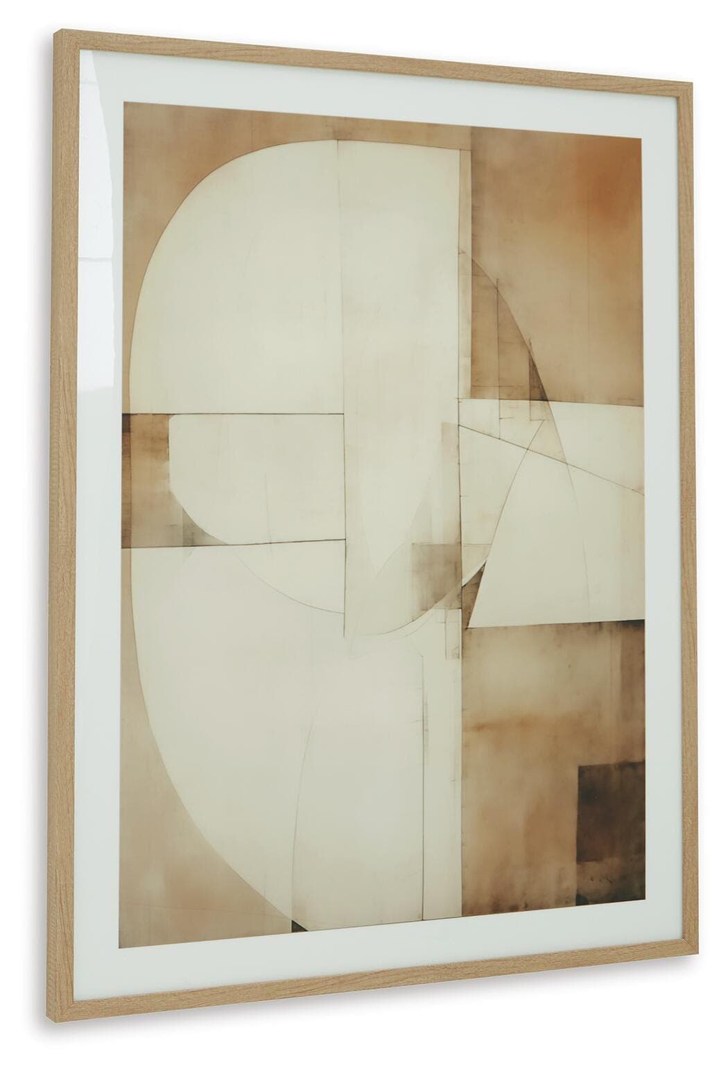 Corlain Wall Art — White & Brown/Beige — view 3