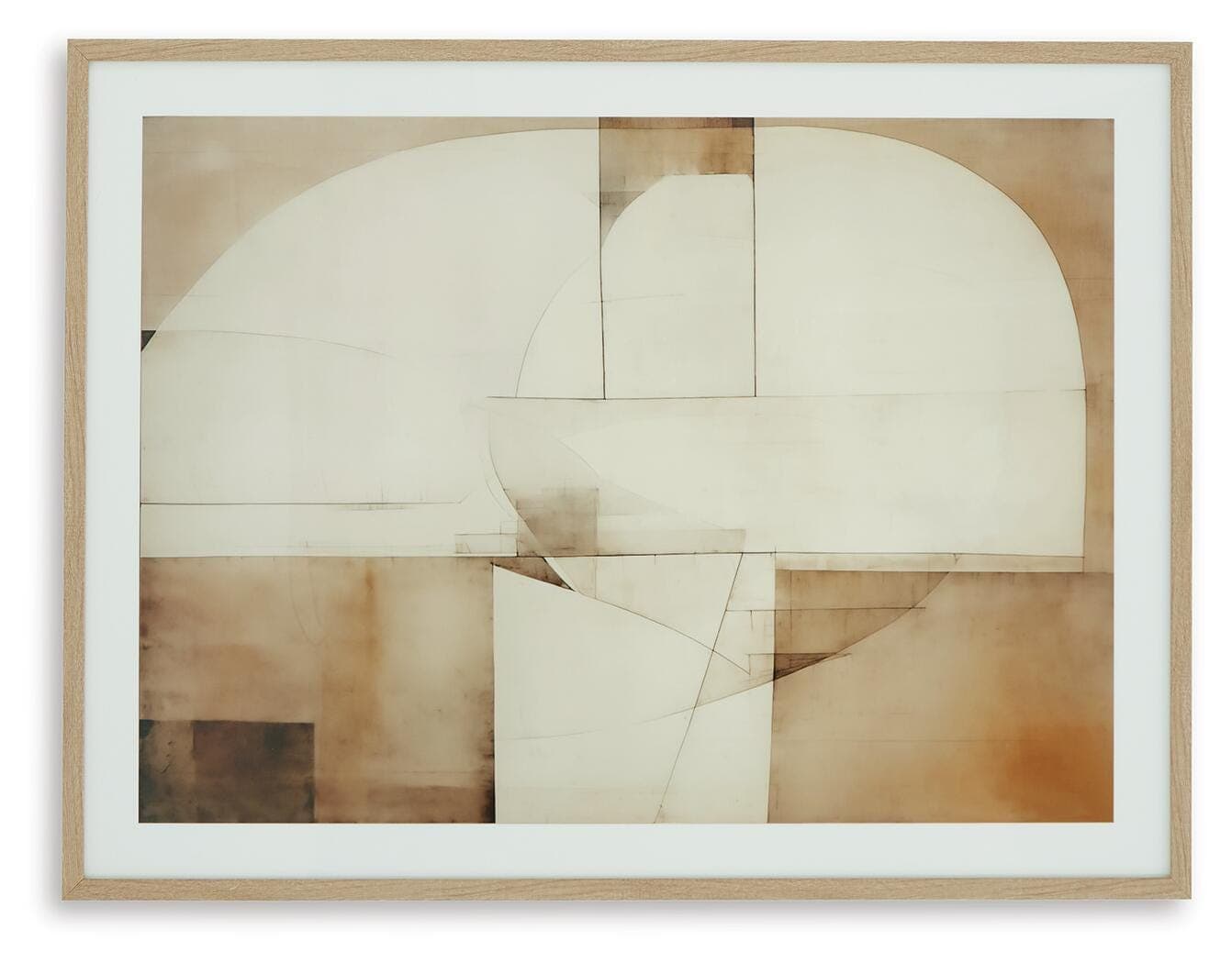Corlain Wall Art — White & Brown/Beige — view 4