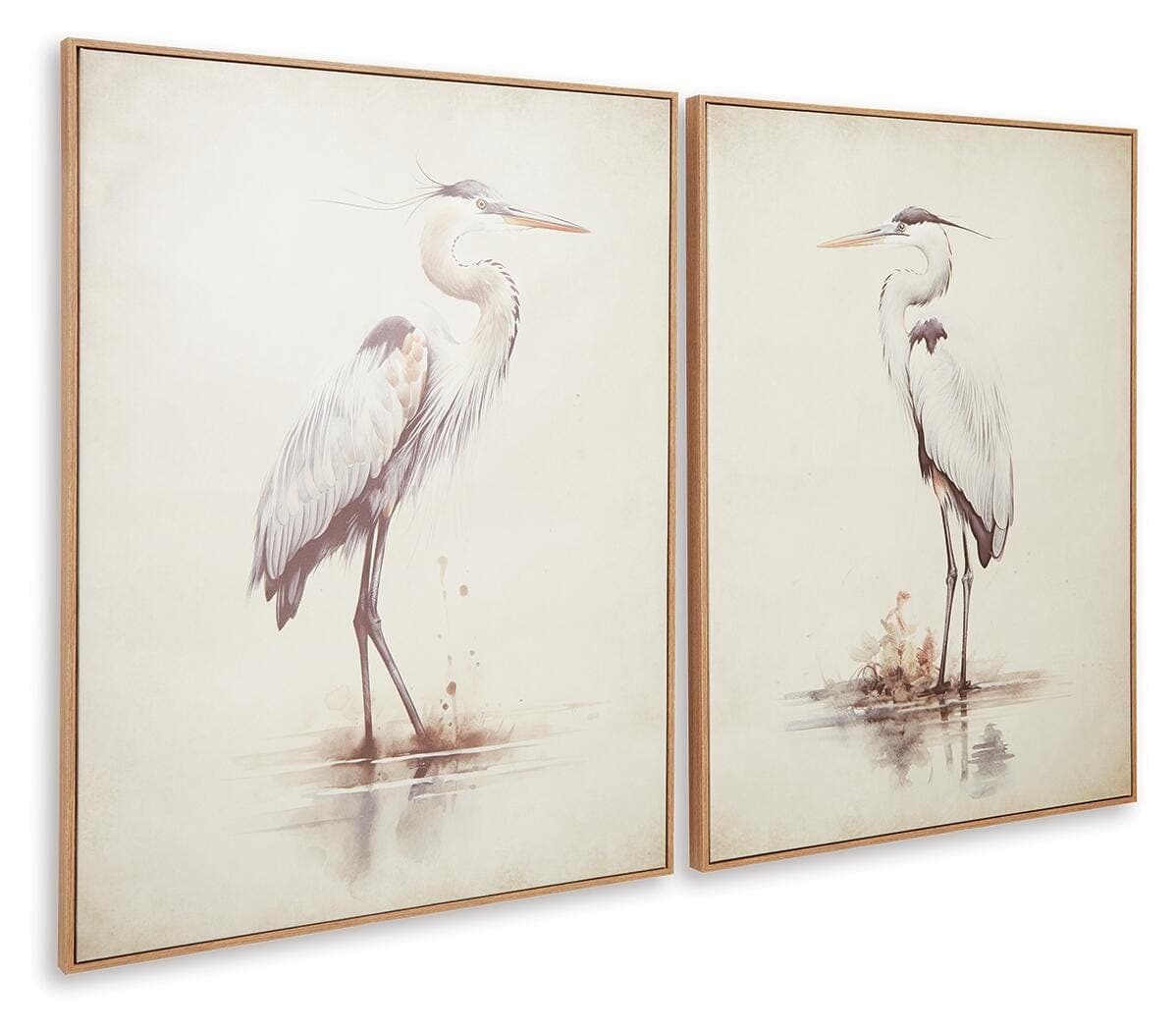 Aubinell Wall Art (Set of 2) — Brown/Beige — view 3