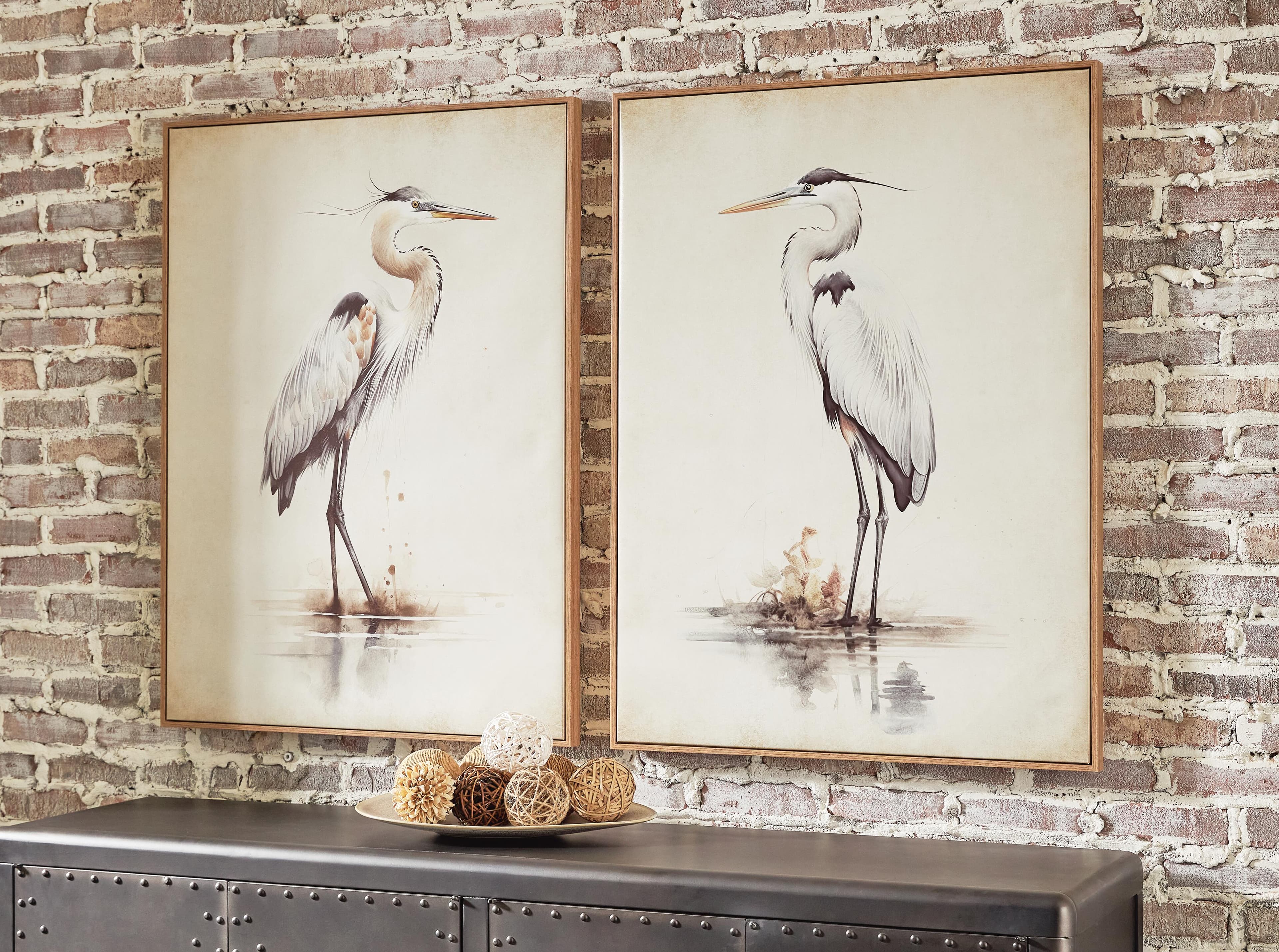 Aubinell Wall Art (Set of 2) — Brown/Beige — view 2