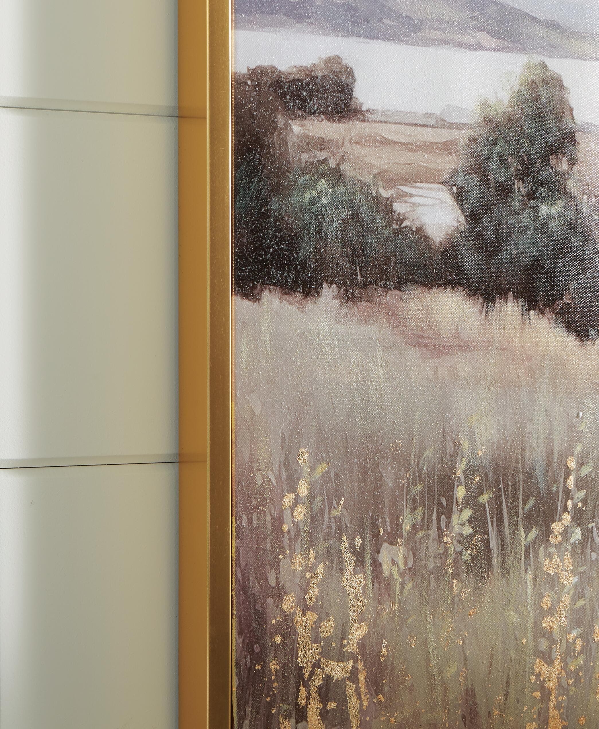 Clarkford Wall Art — Metallic, Blue, Brown/Beige & Green — view 5