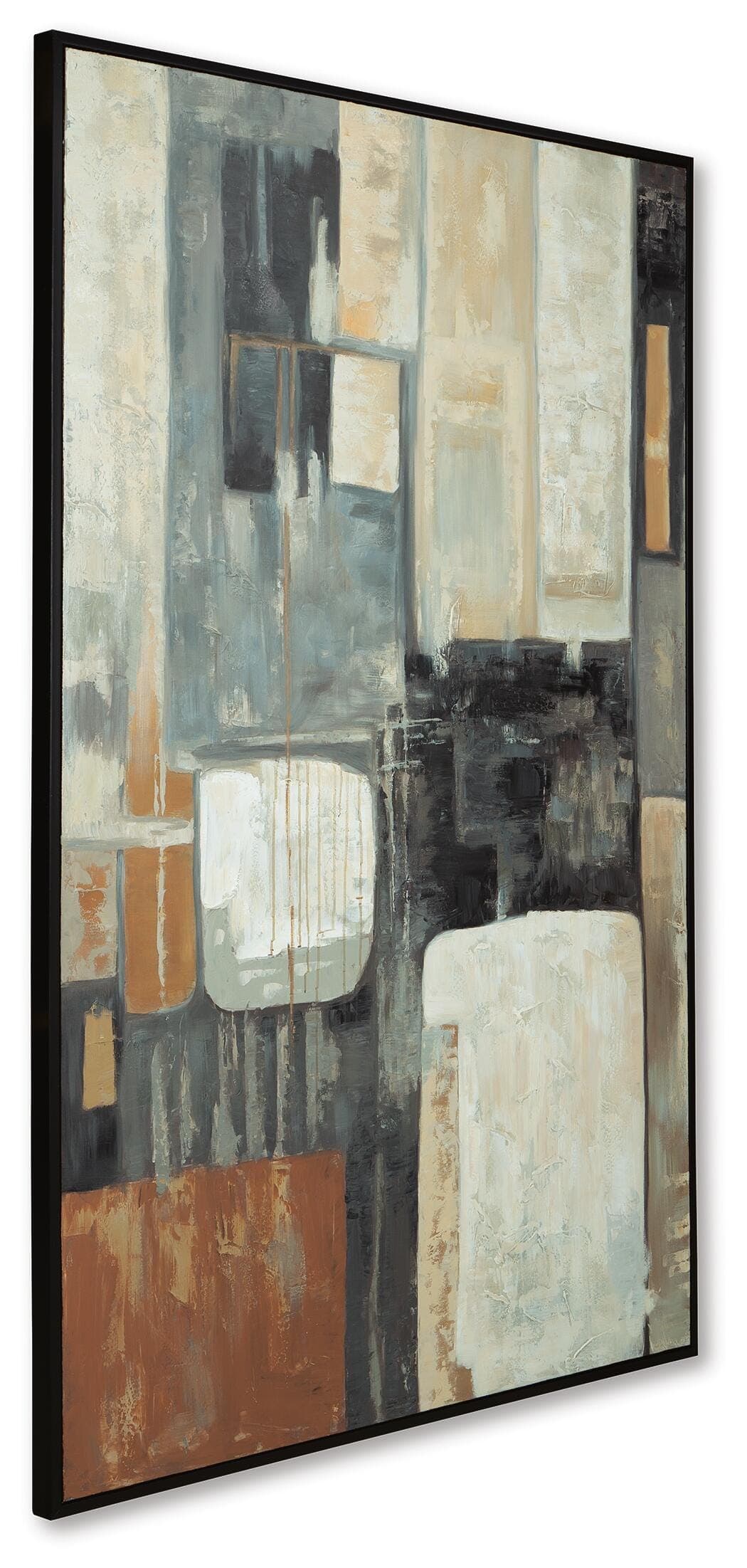 Howford Wall Art — White, Black/Gray & Brown/Beige — view 3