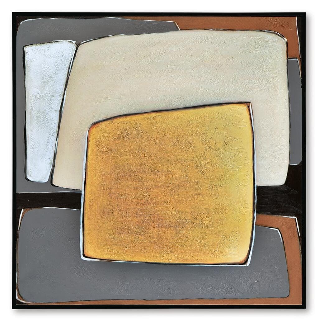 Actman Wall Art — White, Yellow, Black/Gray & Brown/Beige — view 4