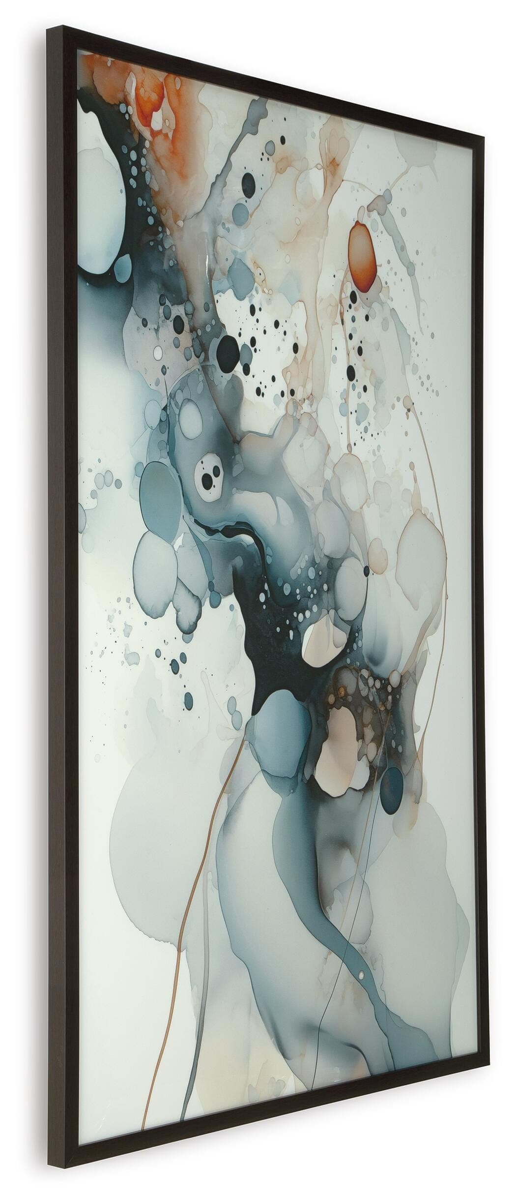 Foxenburg Wall Art — Black/Gray, Blue & Red/Burgundy — view 3