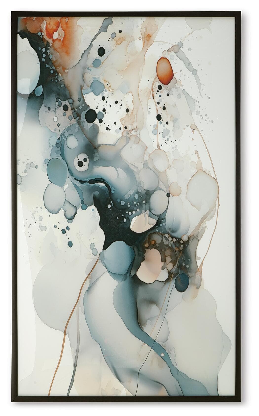 Foxenburg Wall Art — Black/Gray, Blue & Red/Burgundy — view 5