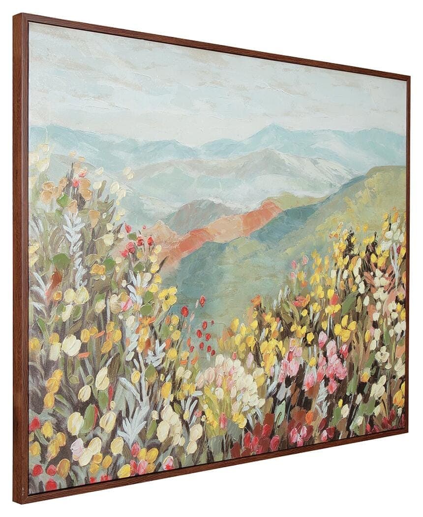 Pryorley Wall Art — White, Yellow, Blue, Red/Burgundy & Green — view 3