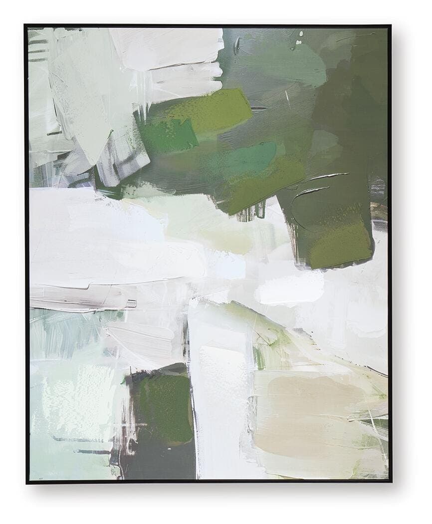 Vinick Wall Art — White, Black/Gray & Green — view 5