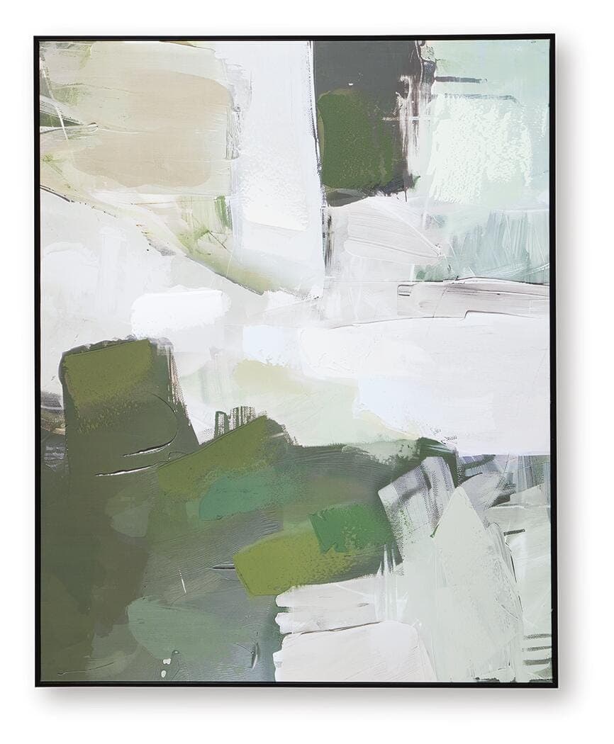 Vinick Wall Art — White, Black/Gray & Green — view 6