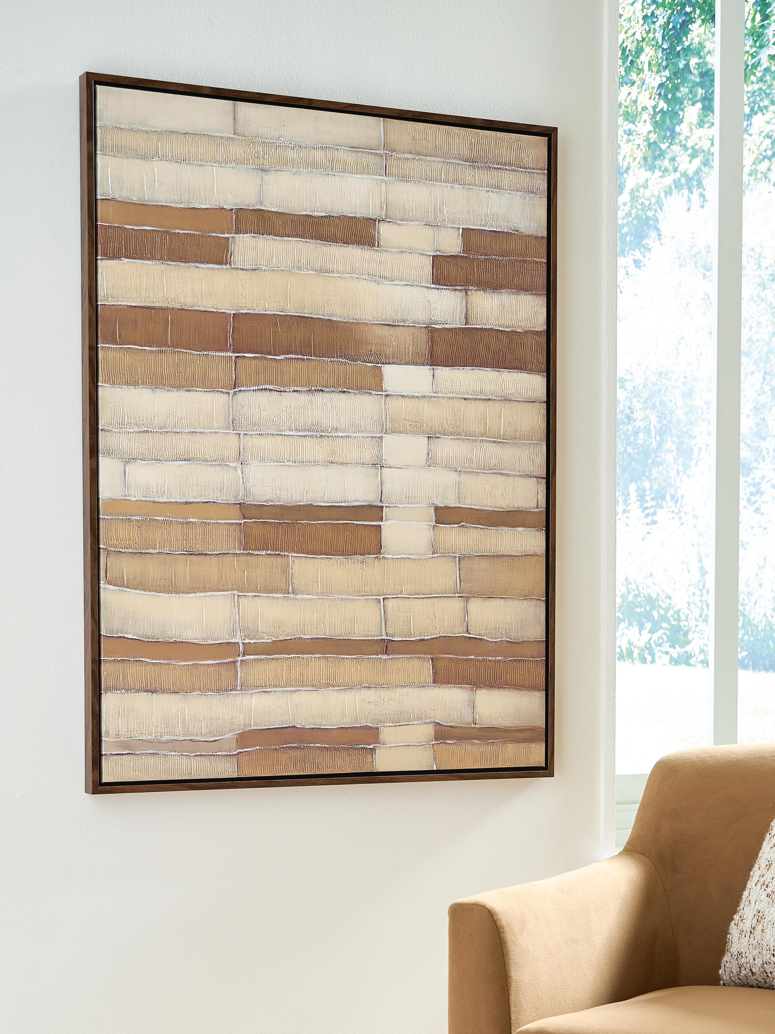 Kalanmore Wall Art — Brown/Tan/White — view 2