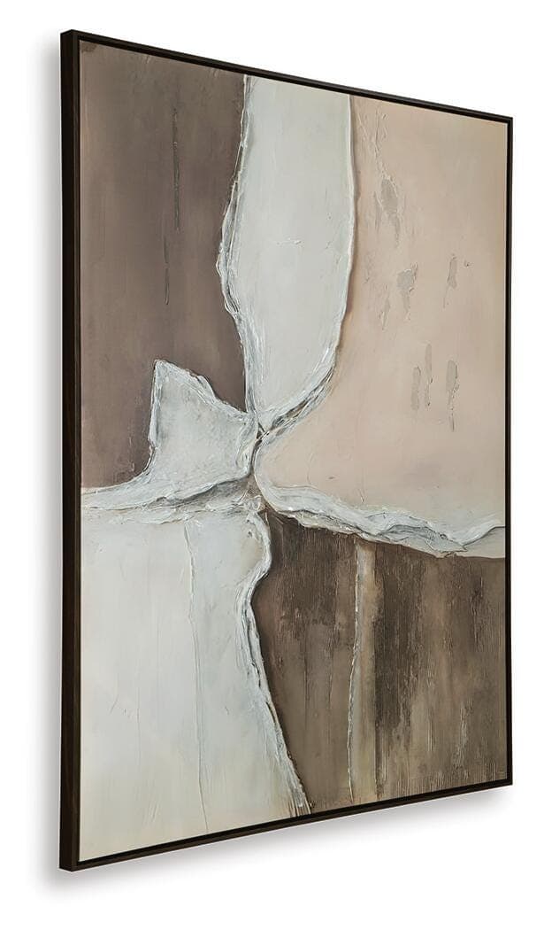 Junward Wall Art — Brown/Tan/White — view 3
