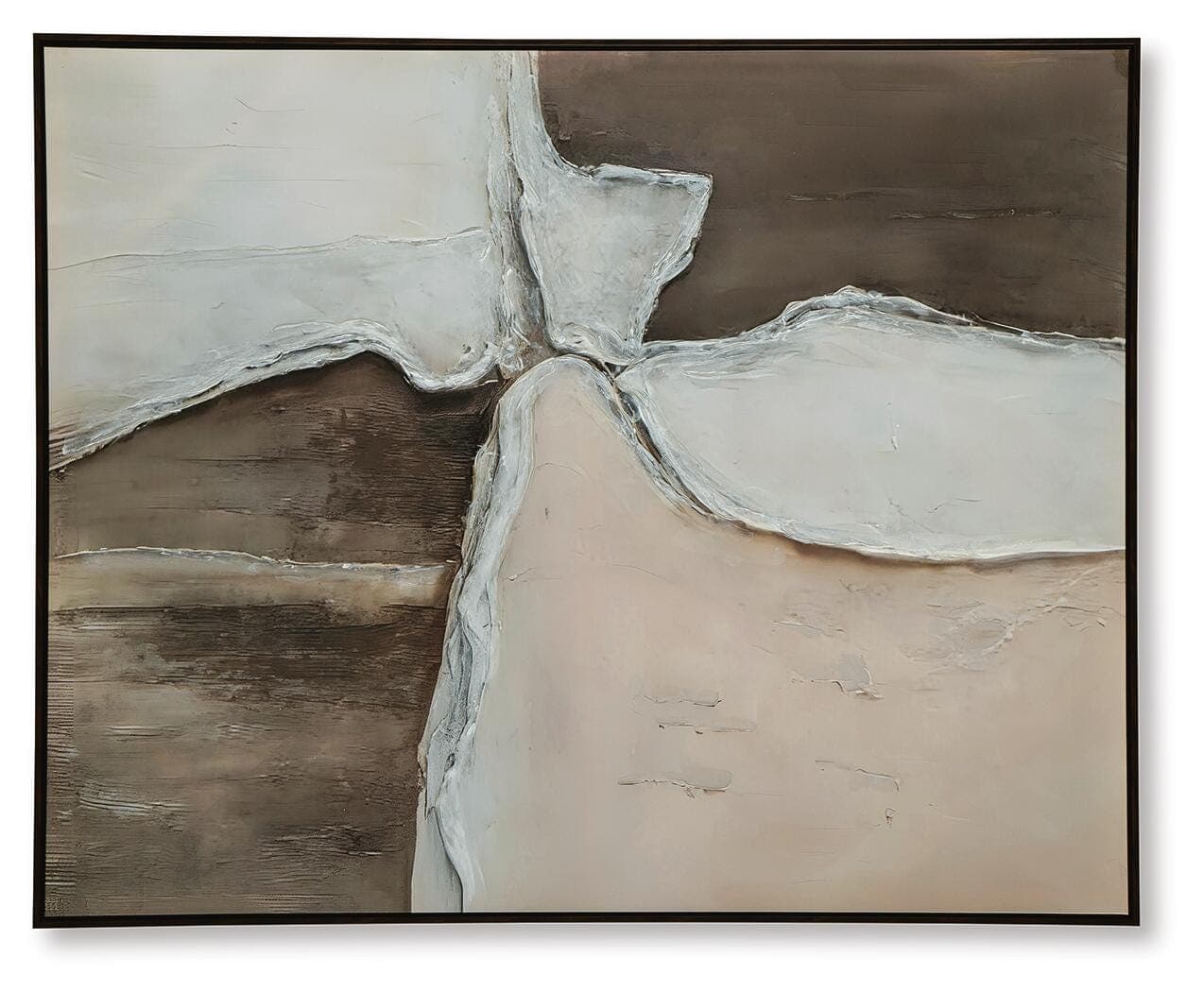 Junward Wall Art — Brown/Tan/White — view 4