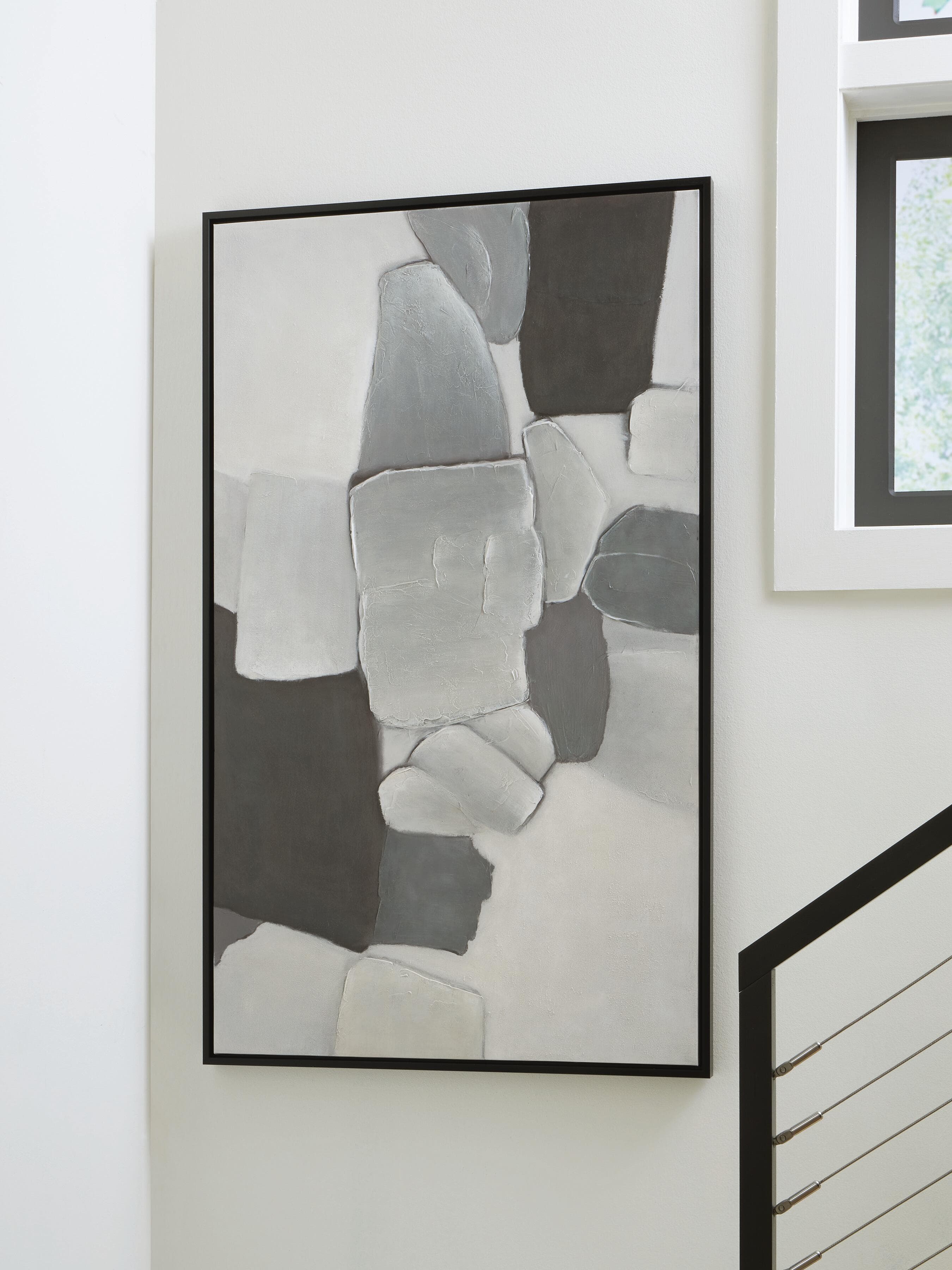 Adilson Wall Art — White/Gray/Black — view 2