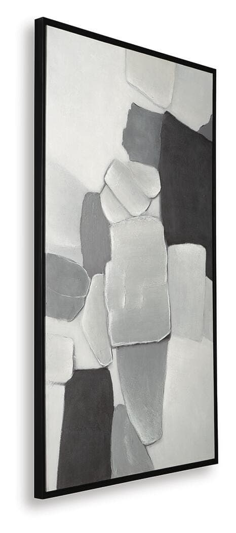 Adilson Wall Art — White/Gray/Black — view 3