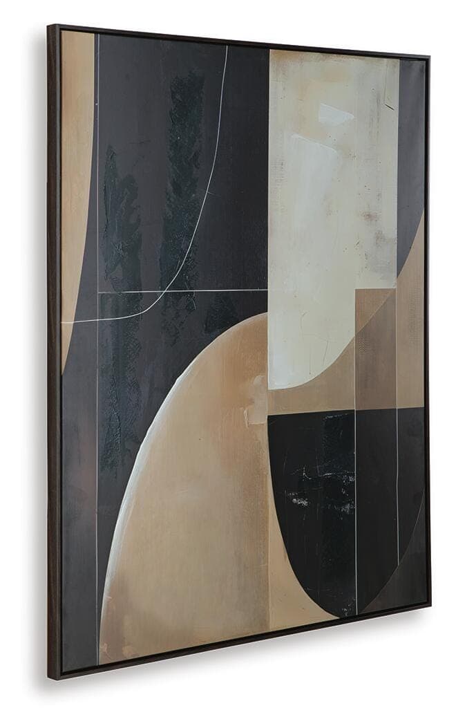 Ewanford Wall Art — Black/Brown/Tan — view 3