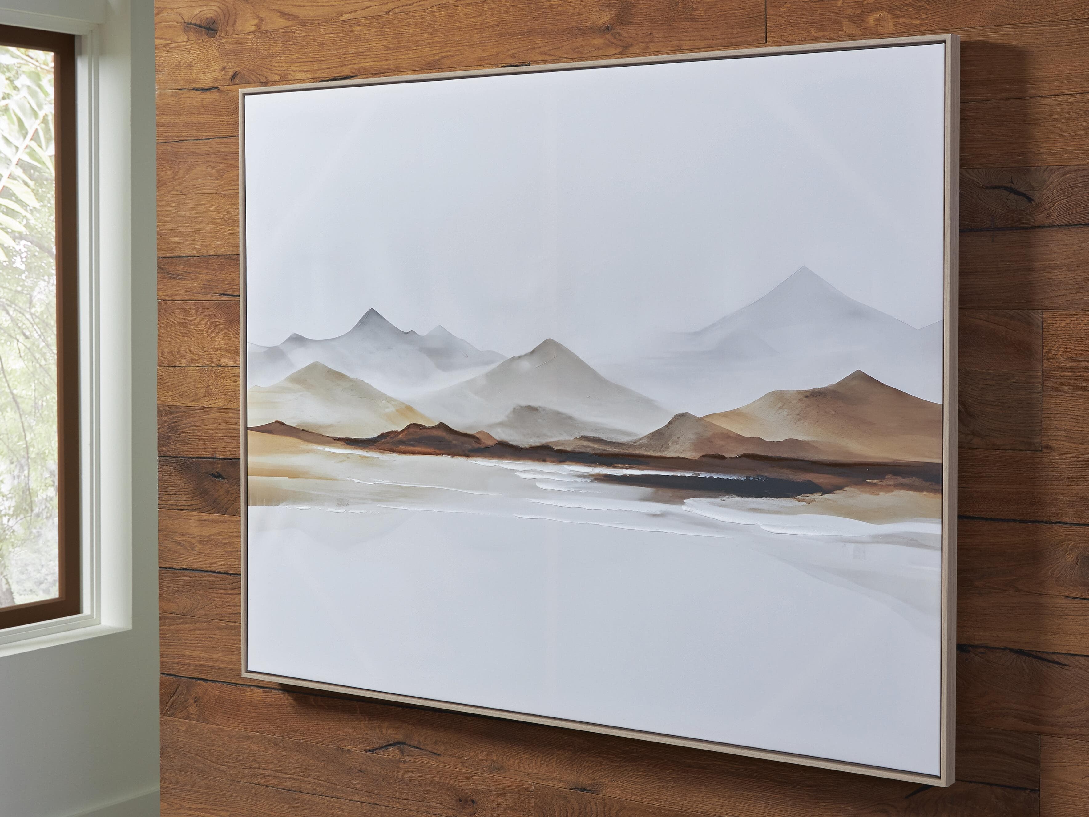 Karalen Wall Art — White/Gray/Brown — view 2