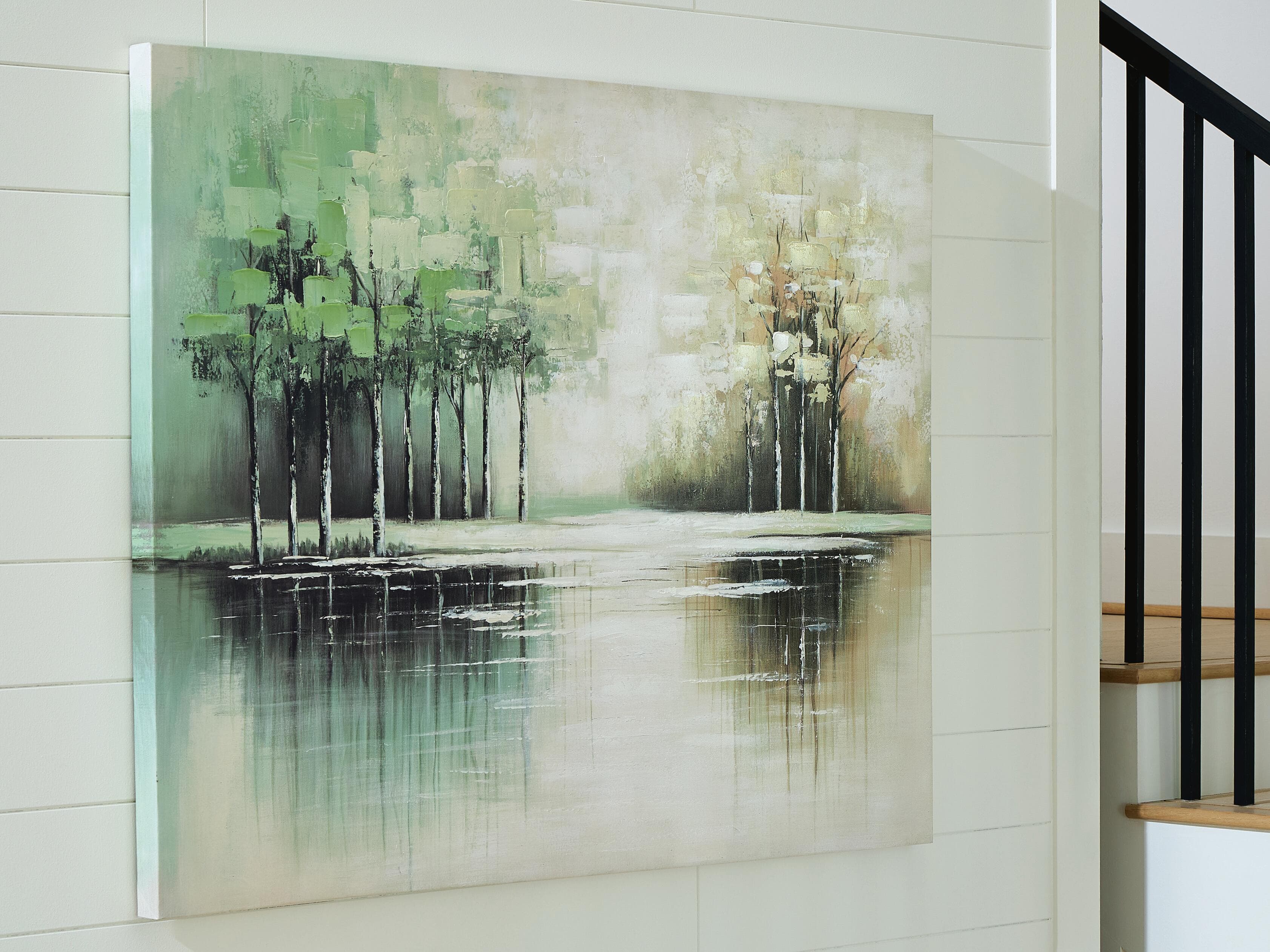 Garlenridge Wall Art — Green/Tan/White — view 2