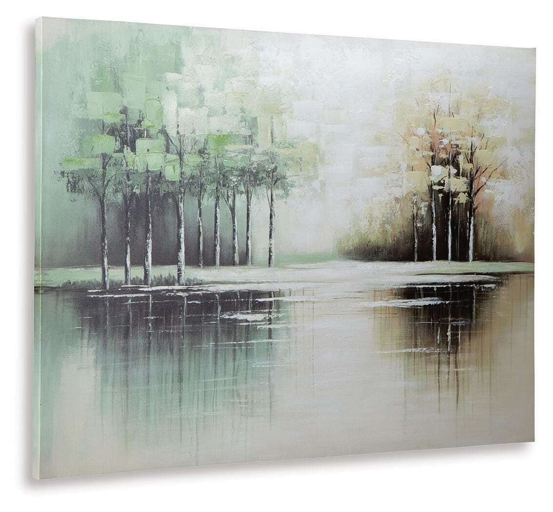 Garlenridge Wall Art — Green/Tan/White — view 3