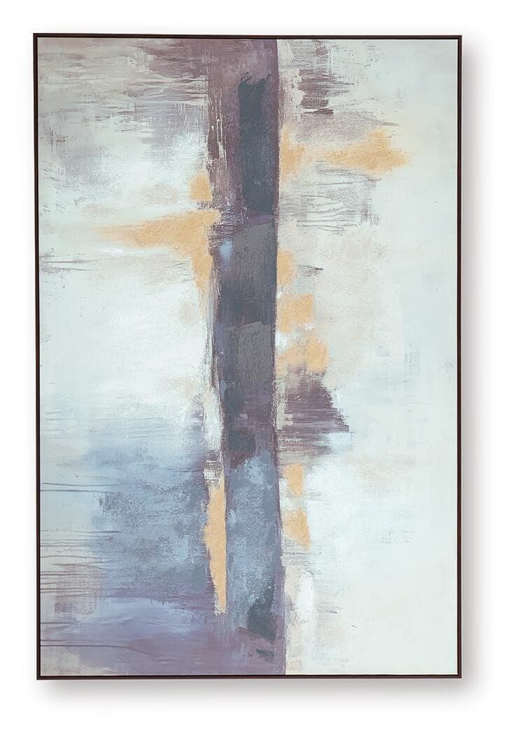 Gatesford Wall Art — Blue/White/Tan — view 4