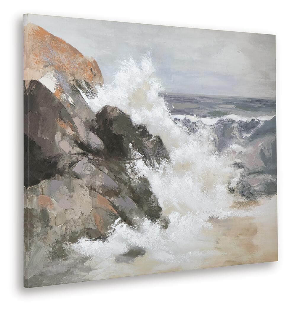 Worthner Wall Art — Tan/Gray/White — view 3