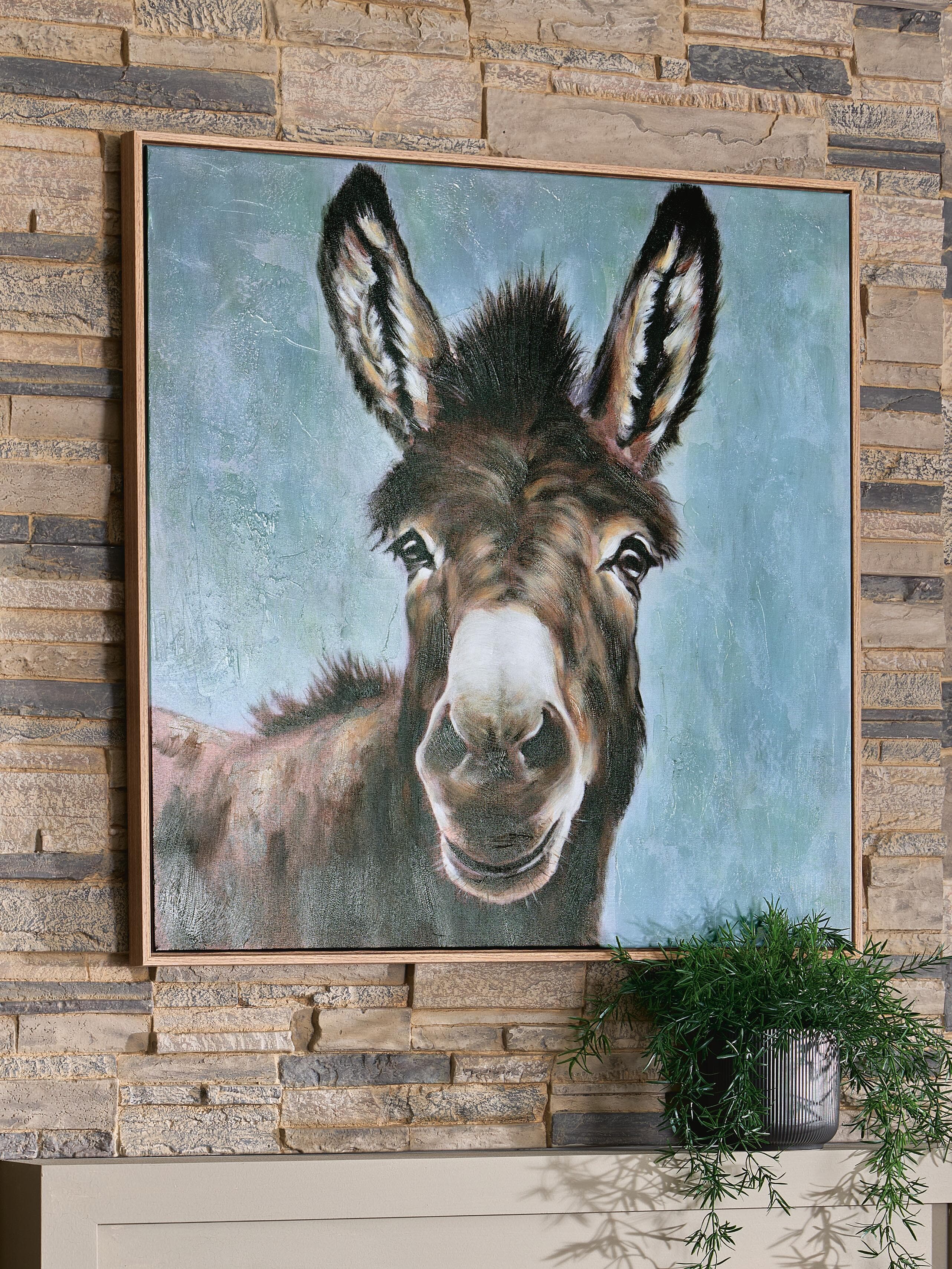 Landerton Wall Art — Brown/Blue/White — view 2