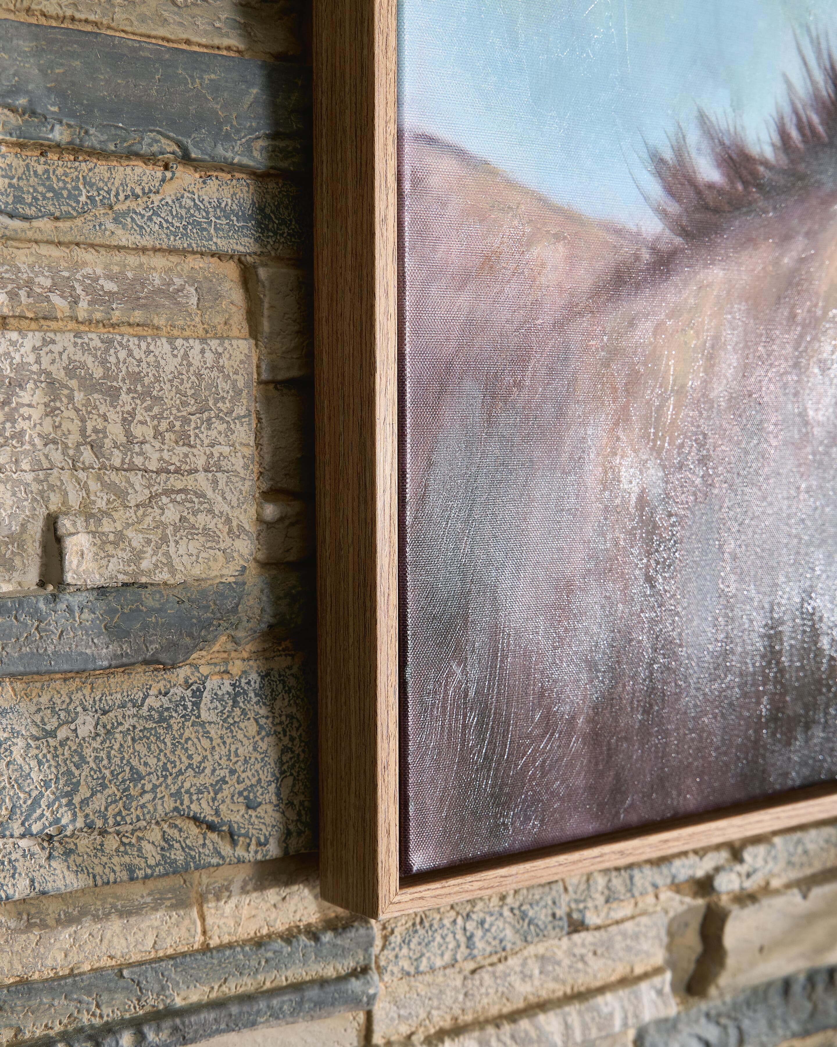 Landerton Wall Art — Brown/Blue/White — view 5