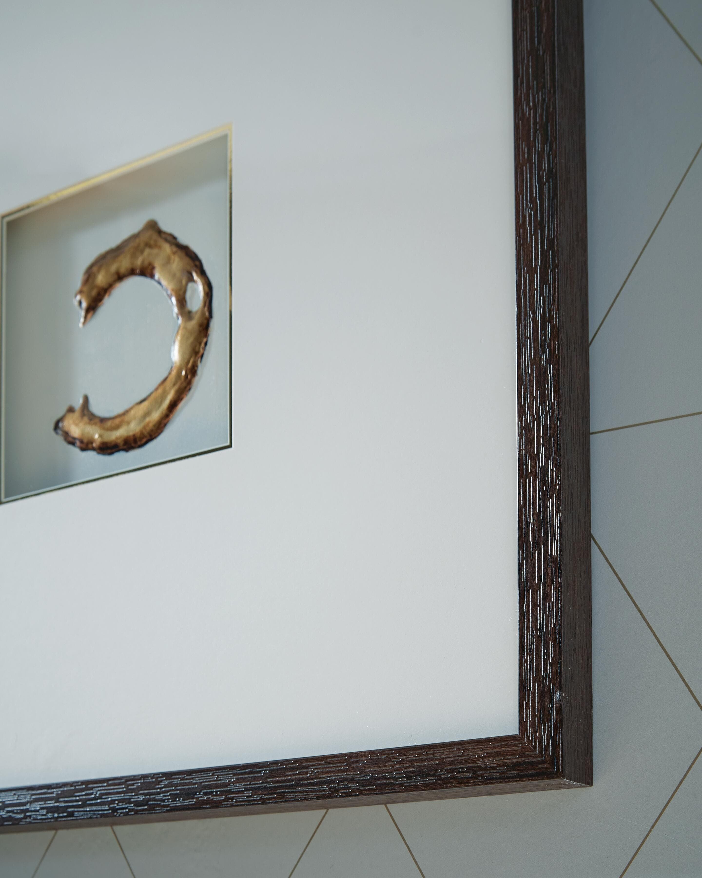 Dallbourne Wall Art (Set of 4) — White/Gold Finish — view 5