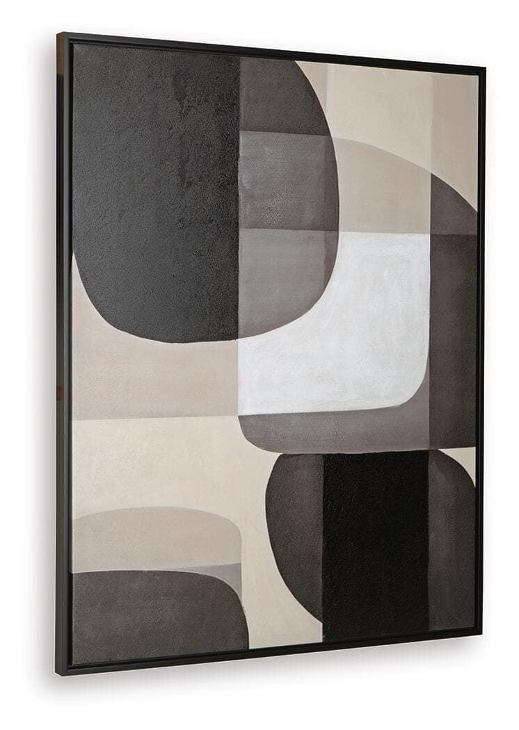 Kesleigh Wall Art — Black/White — view 3