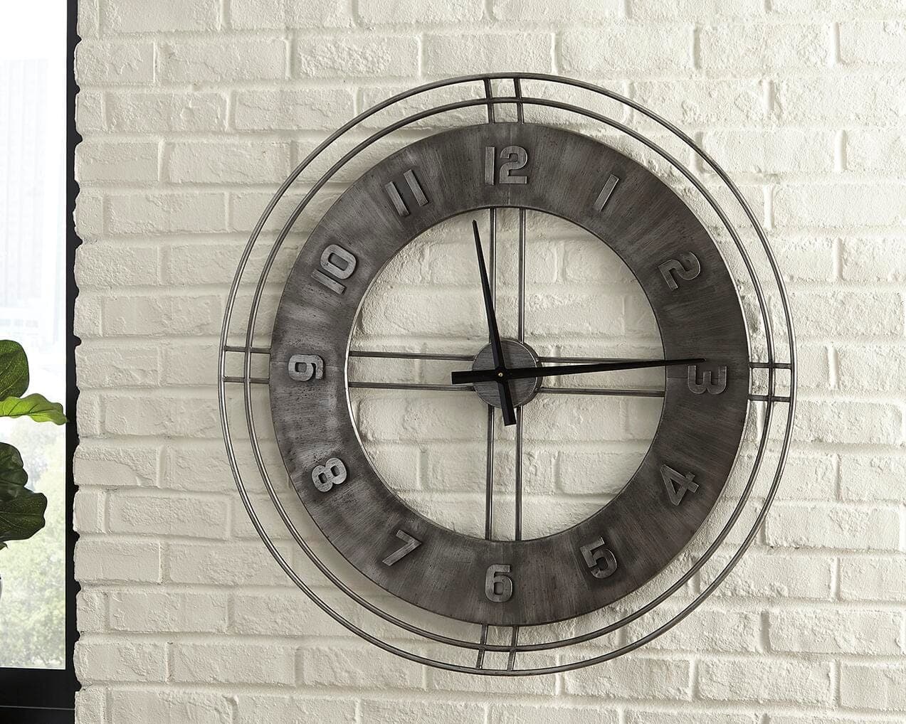 Ana Sofia Wall Clock — Black/Gray — view 2