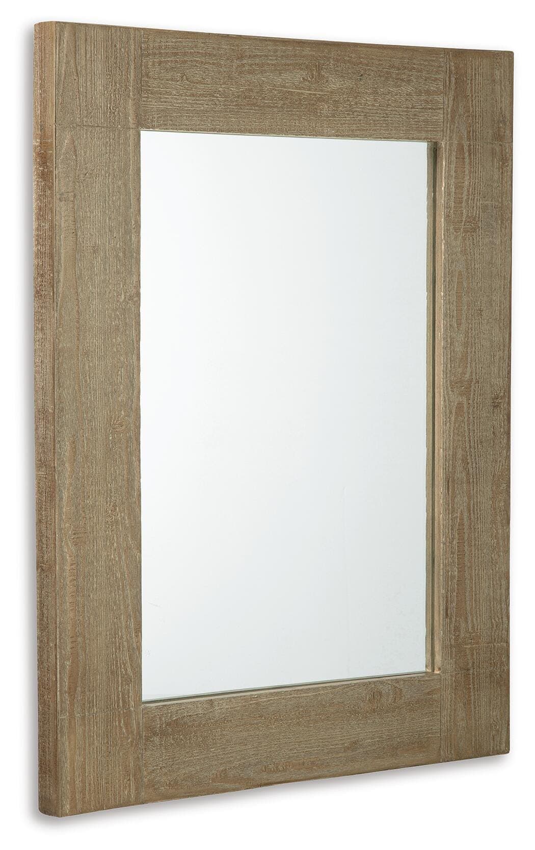 Waltleigh Accent Mirror — Transparent & Brown/Beige — view 3